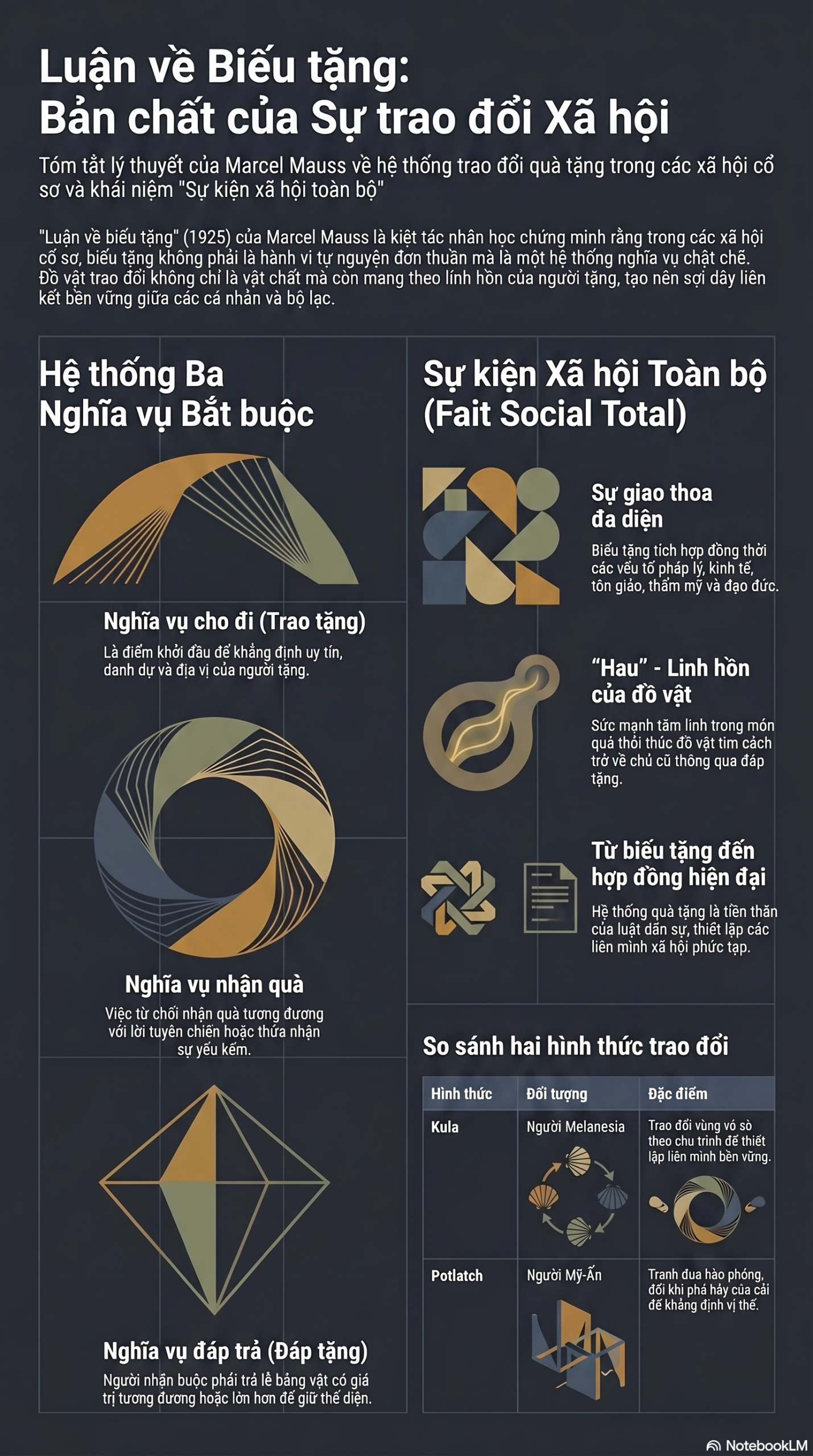 Infographic - Luận Về Biếu Tặng: Khám Phá Nghệ Thuật Trao Đổi Trong Vũ Trụ Sách Mecobooks