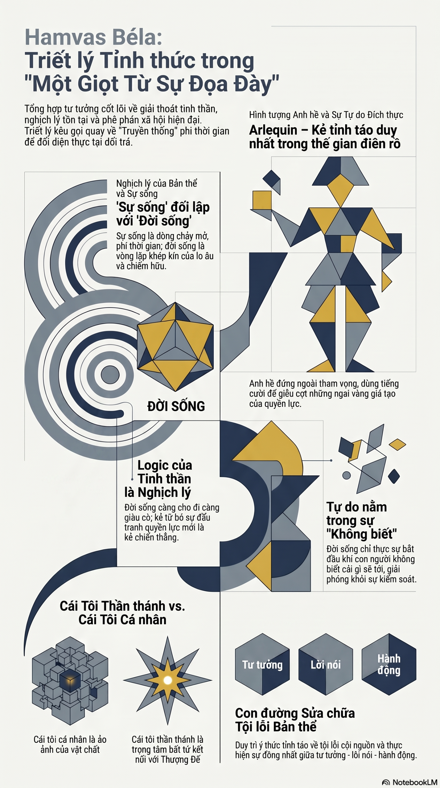 Infographic - Hamvas Béla: Hành trình tìm lại 