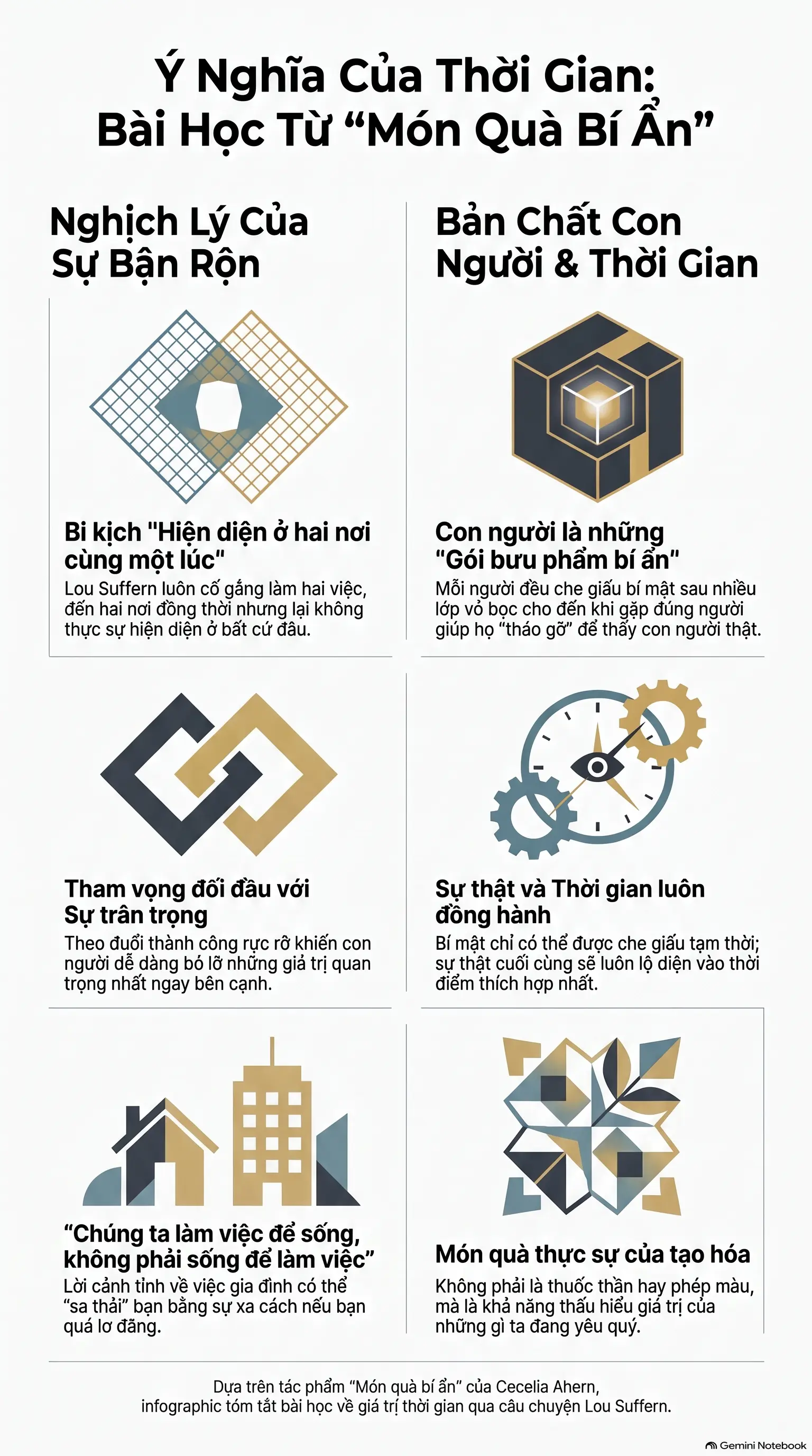 Infographic - Món Quà Bí Ẩn: Khi Thời Gian Là Kiện Hàng Quý Giá Nhất Đang Chờ Được Mở Lối