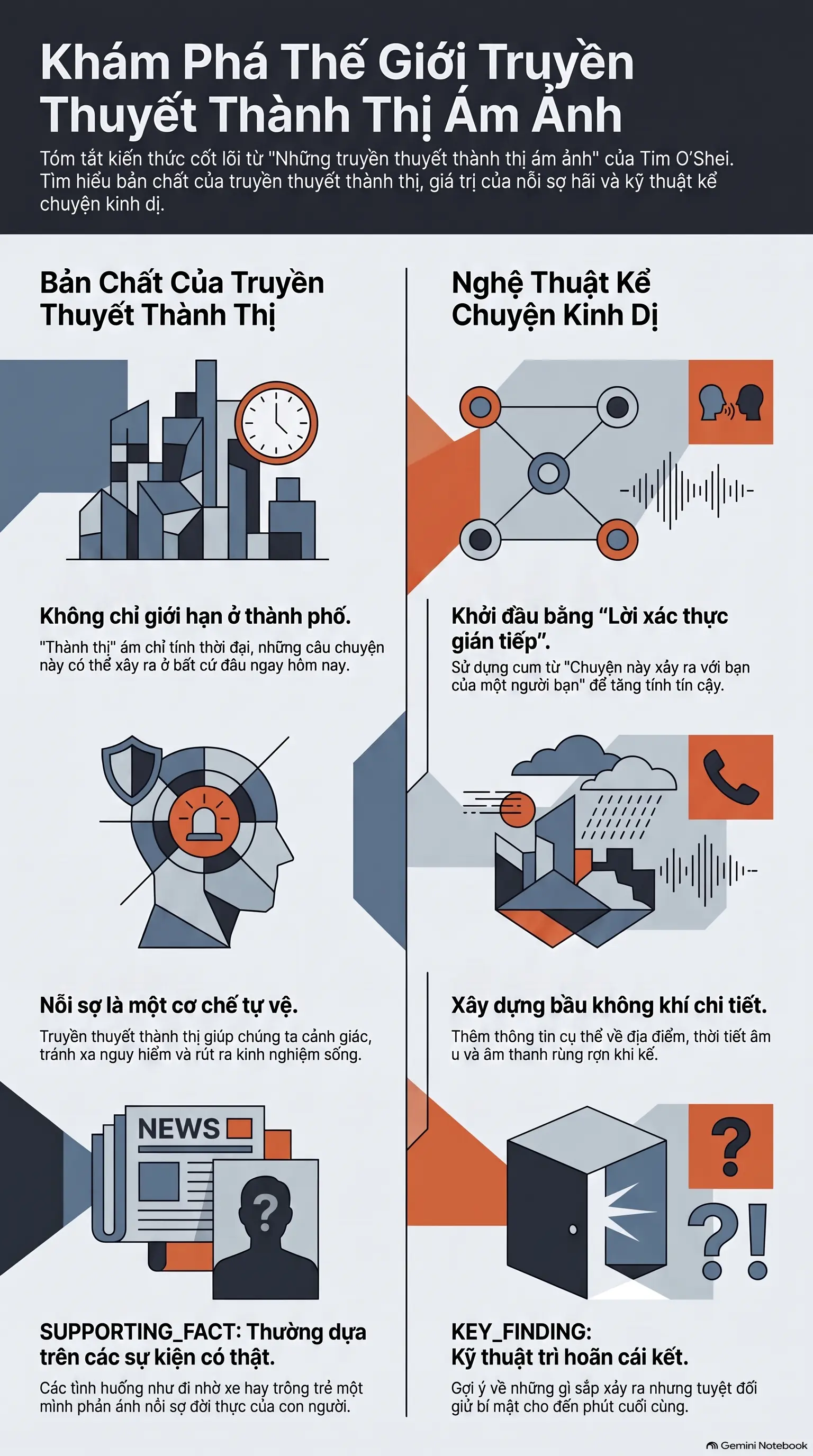 Infographic - [Mecobooks] Giải Mã Sức Hút Từ Những Truyền Thuyết Thành Thị Ám Ảnh: Khi Nỗi Sợ Trở Thành Huyền Thoại