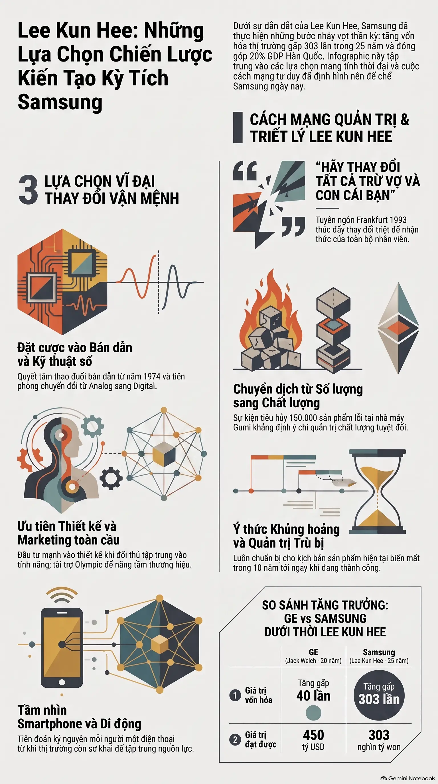 Infographic - [Mecobooks] Lee Kun Hee: Những Lựa Chọn 