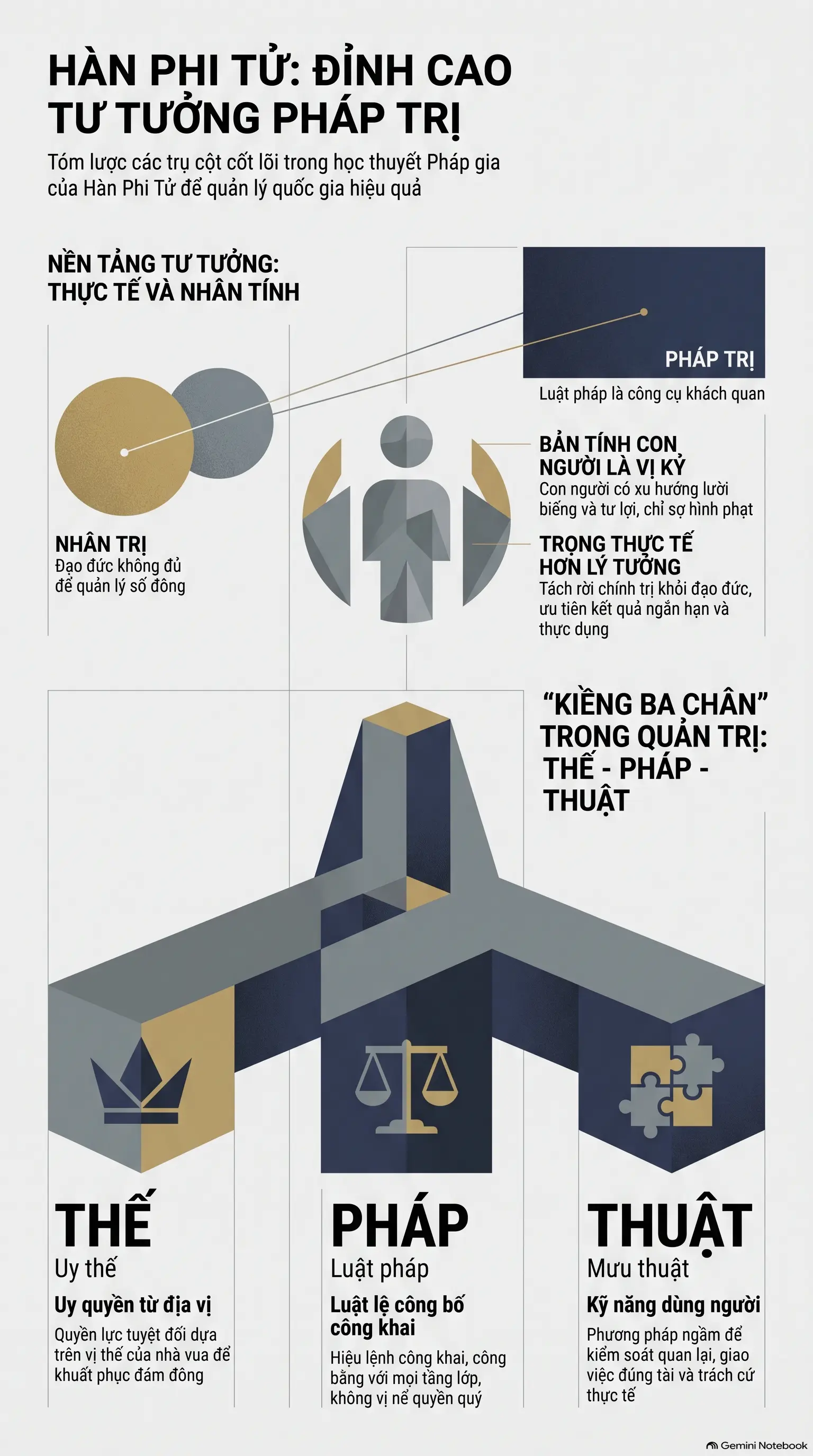 Infographic - Hàn Phi Tử và Những Tiền Đề Của Pháp Trị: Từ Hỗn Loạn Xuân Thu Đến Khát Vọng Chiến Quốc