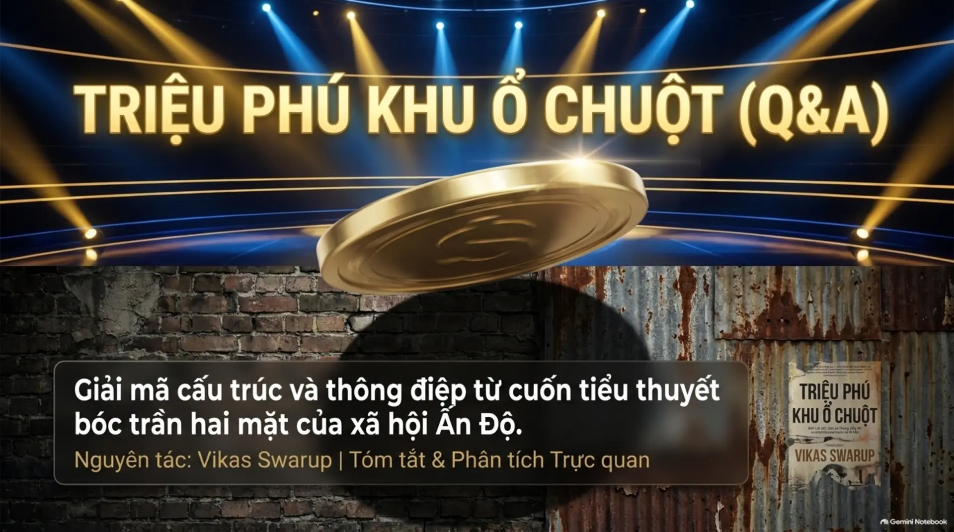 Slide Tóm tắt 1 - TRIỆU PHÚ KHU Ổ CHUỘT – KHI CUỘC ĐỜI LÀ NGƯỜI THẦY VĨ ĐẠI NHẤT