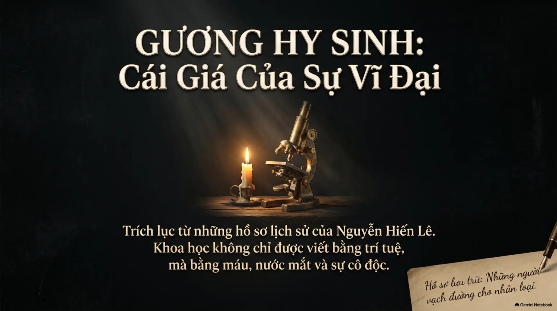 Slide Tóm tắt 1 - Mecobooks: Gương Hy Sinh - Những Bước Chân Vĩ Đại Thay Đổi Vận Mệnh Nhân Loại