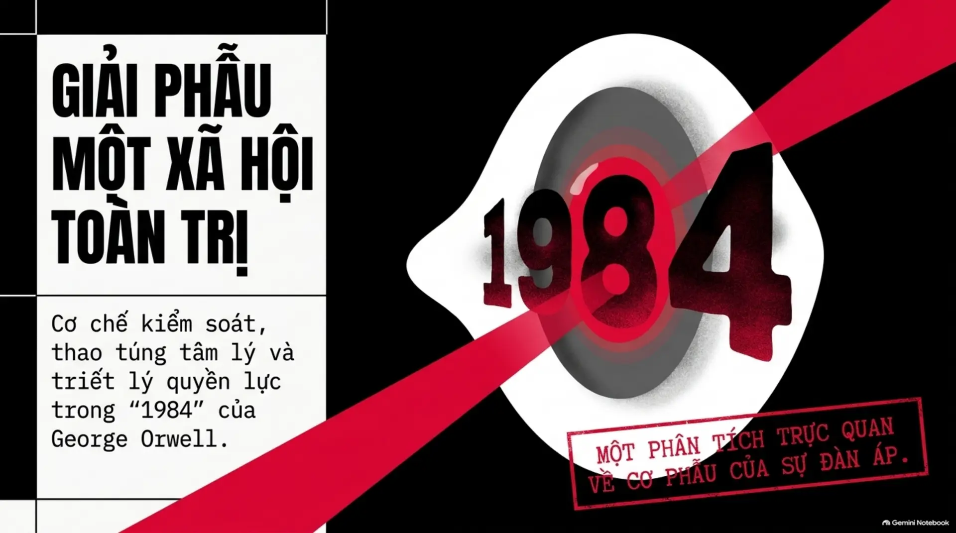 Slide Tóm tắt 1 - [1984 - George Orwell] Khi Sự Thật Bị Đánh Tráo Và 