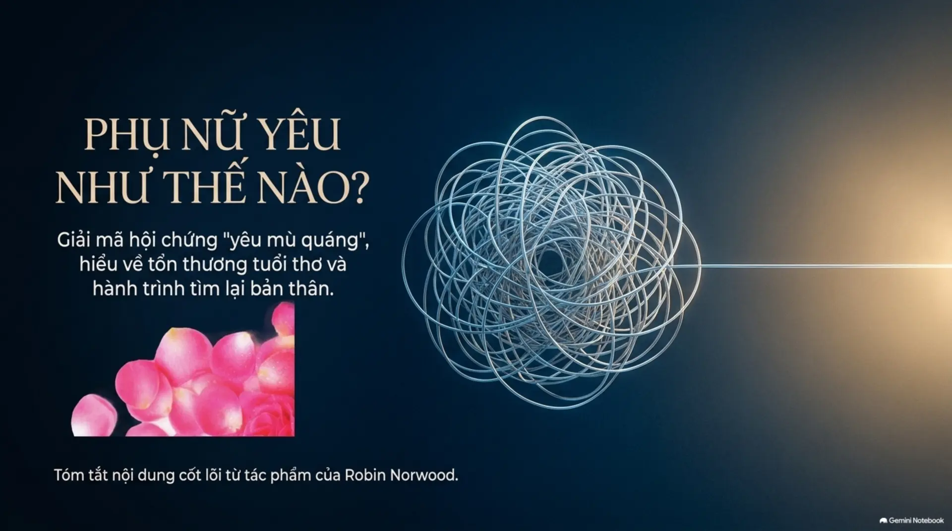 Slide Tóm tắt 1 - Phụ Nữ Yêu Như Thế Nào: Khi Tình Yêu Trở Thành Một Cơn Nghiện