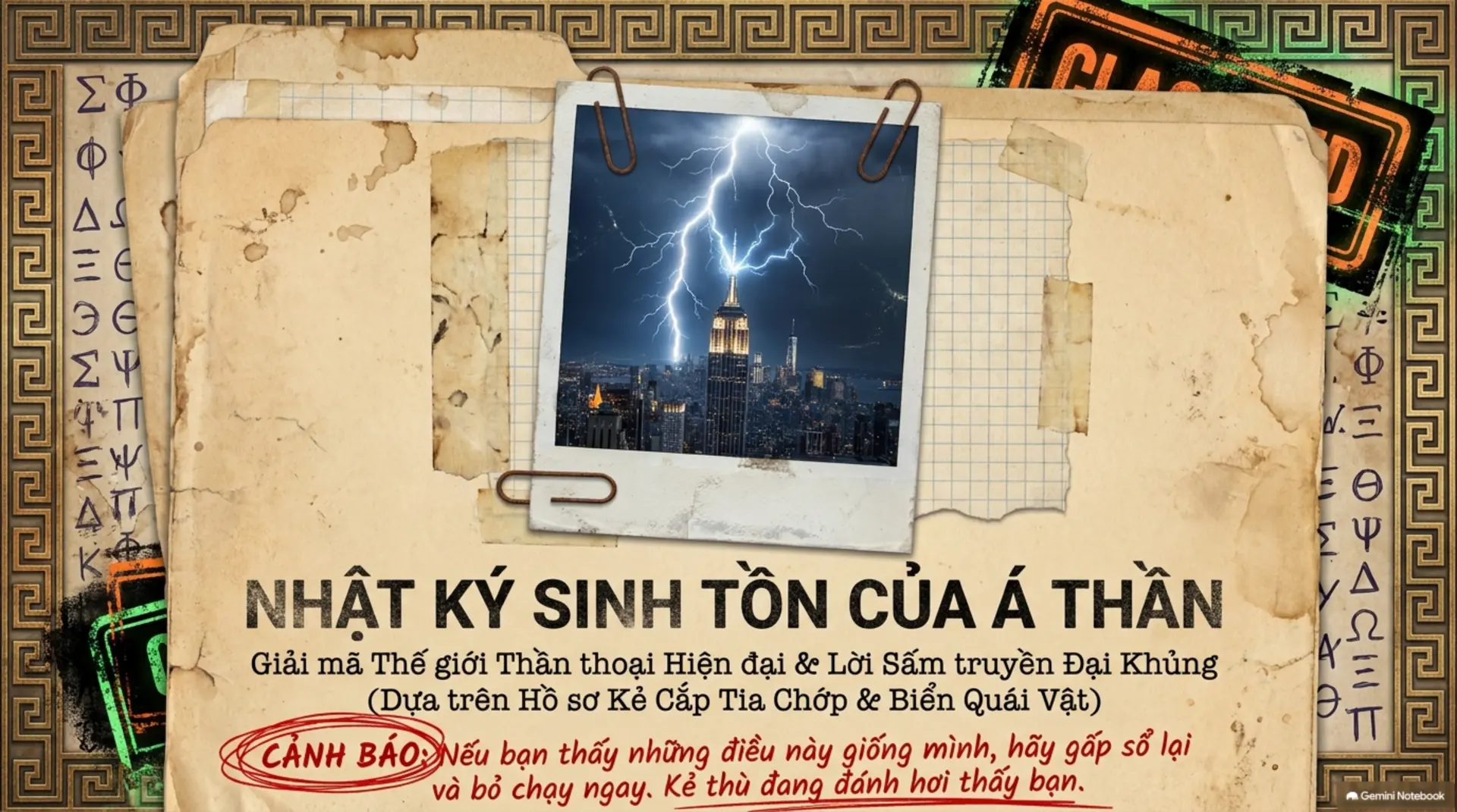 Slide Tóm tắt 1 - Kẻ Cắp Tia Chớp: Khi Thần Thoại Hy Lạp Tái Sinh Giữa Lòng New York
