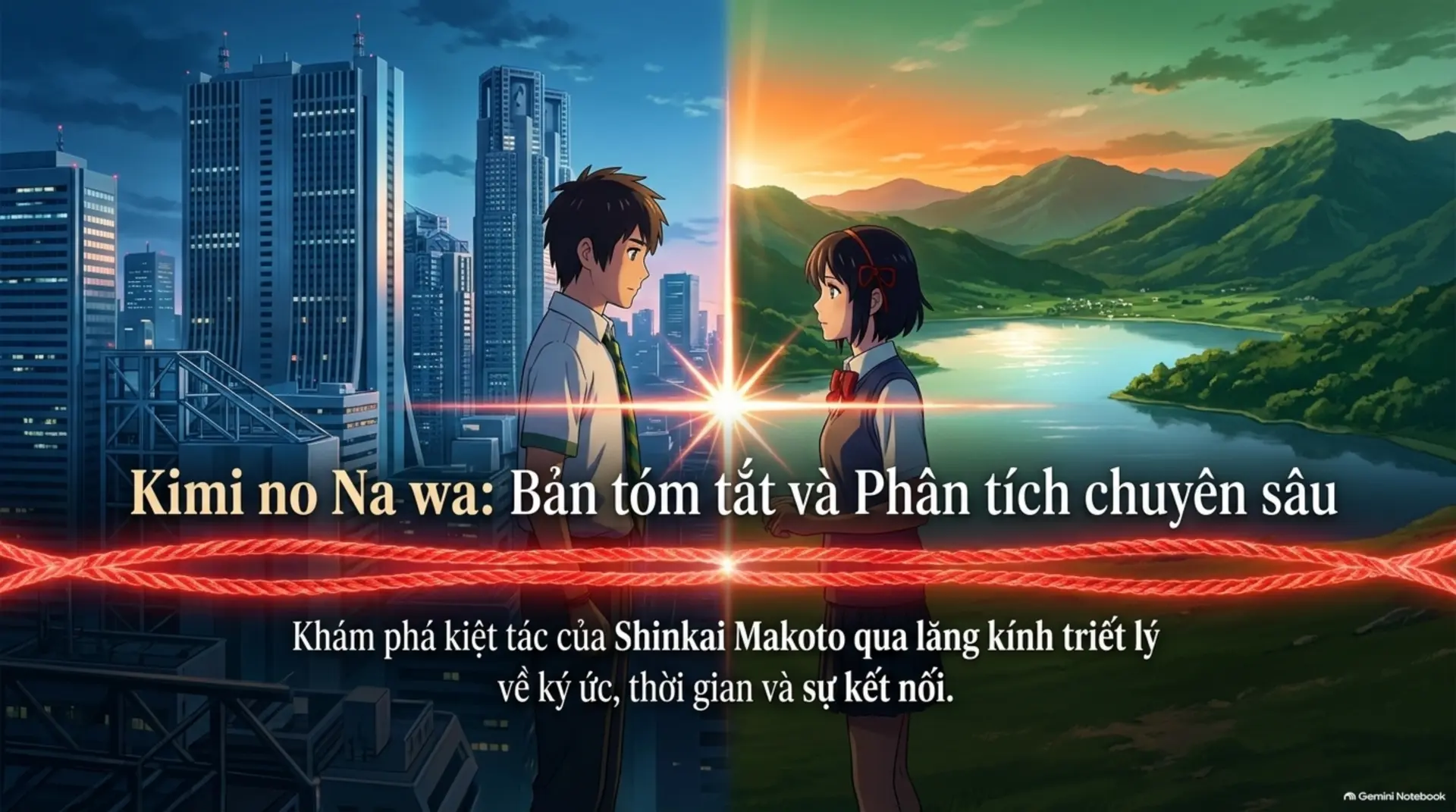 Slide Tóm tắt 1 - Your Name (Kimi no Na wa) – Khi Hai Linh Hồn Chạm Nhau Giữa Vũ Trụ Sách Mecobooks