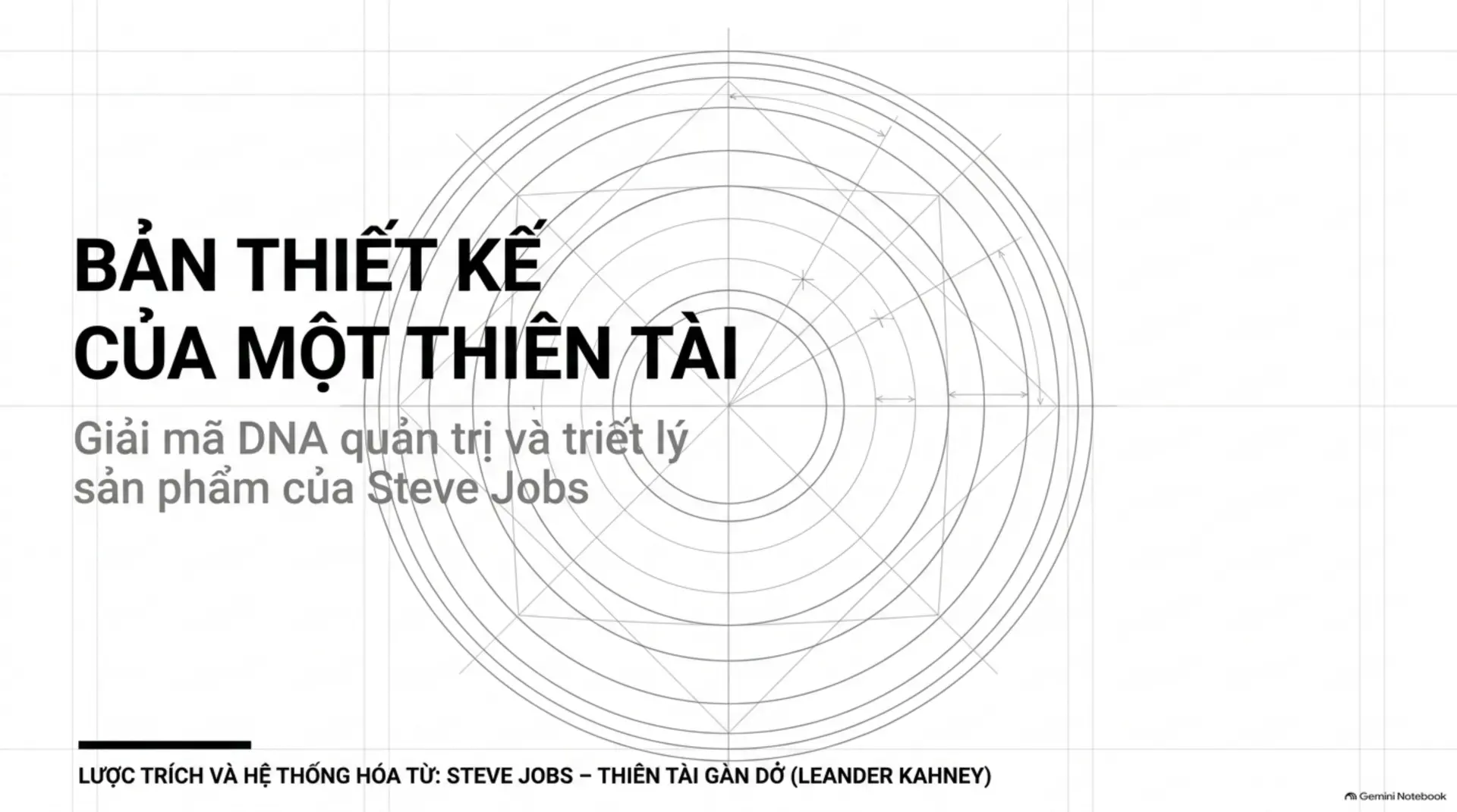 Slide Tóm tắt 1 - Steve Jobs: Bài Học Về Sự Hoàn Mỹ Và Quyền Năng Của Sự Tập Trung