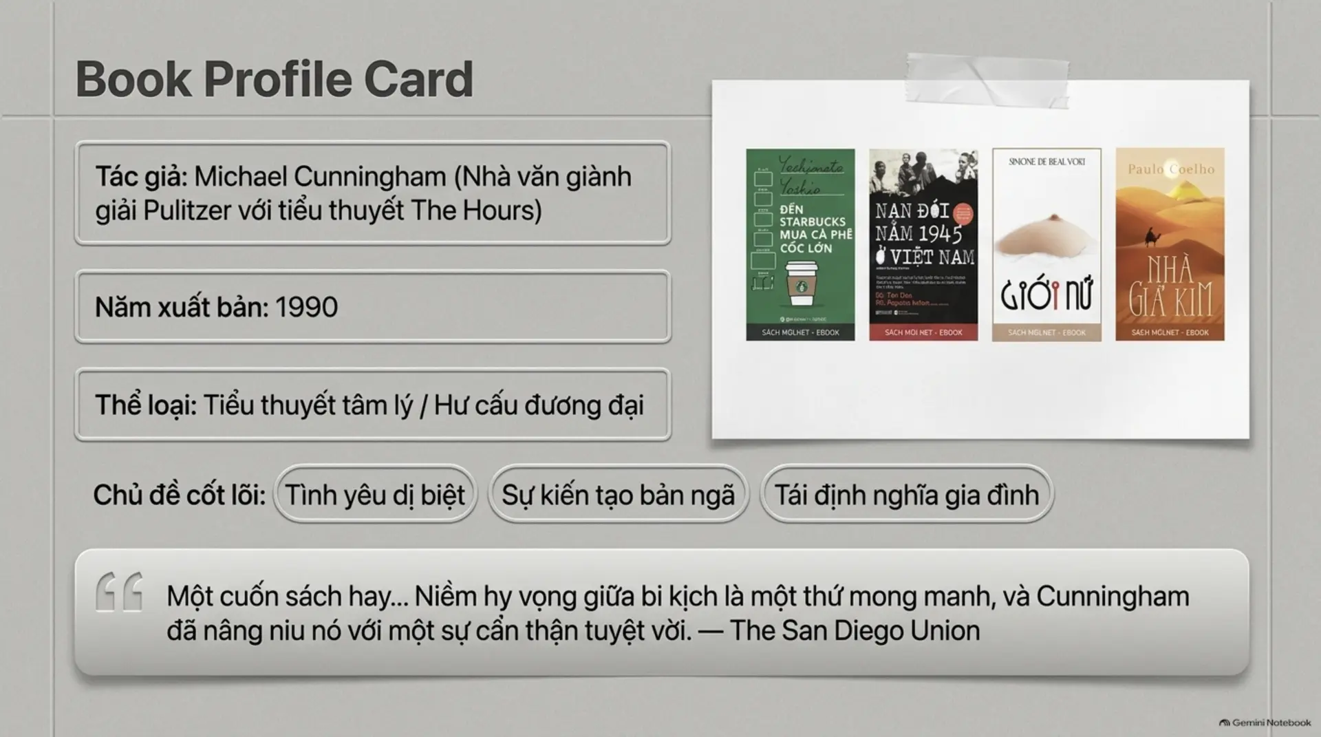 Slide Tóm tắt 2 - Tổ Ấm Nơi Tận Cùng Thế Giới: Kiệt Tác Về Tình Người Và Những Mảnh Ghép Cuộc Đời