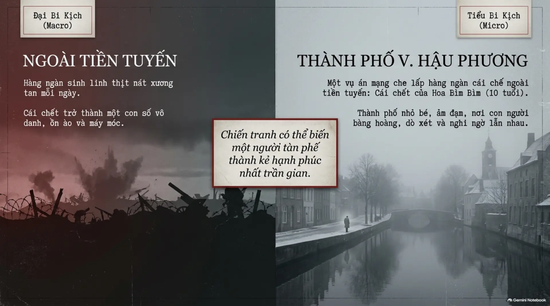 Slide Tóm tắt 2 - Những linh hồn xám: Bản giao hưởng của những sắc màu nhập nhằng