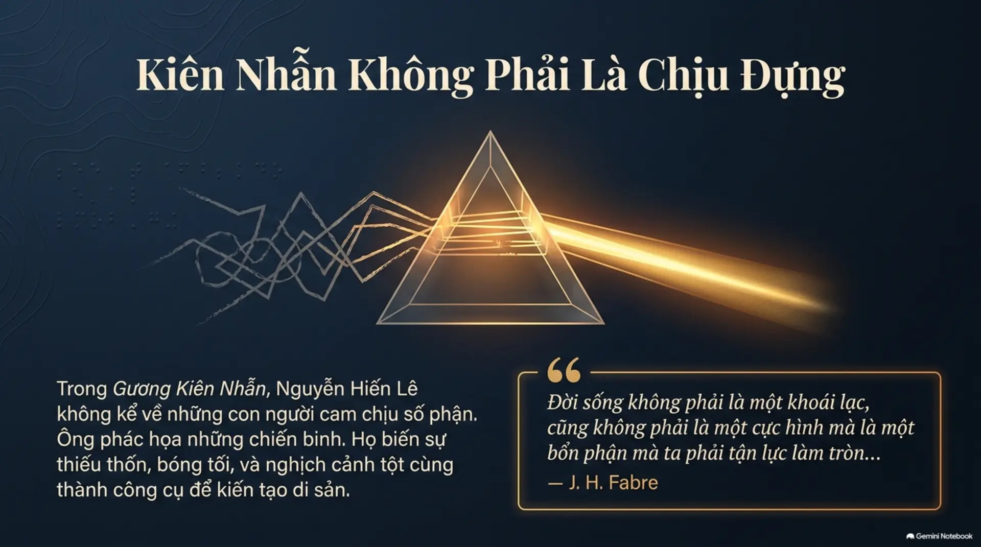 Slide Tóm tắt 2 - Helen Keller: Hành Trình Từ Bóng Tối Ra Ánh Sáng Và Bài Học Về Nghị Lực Phi Thường