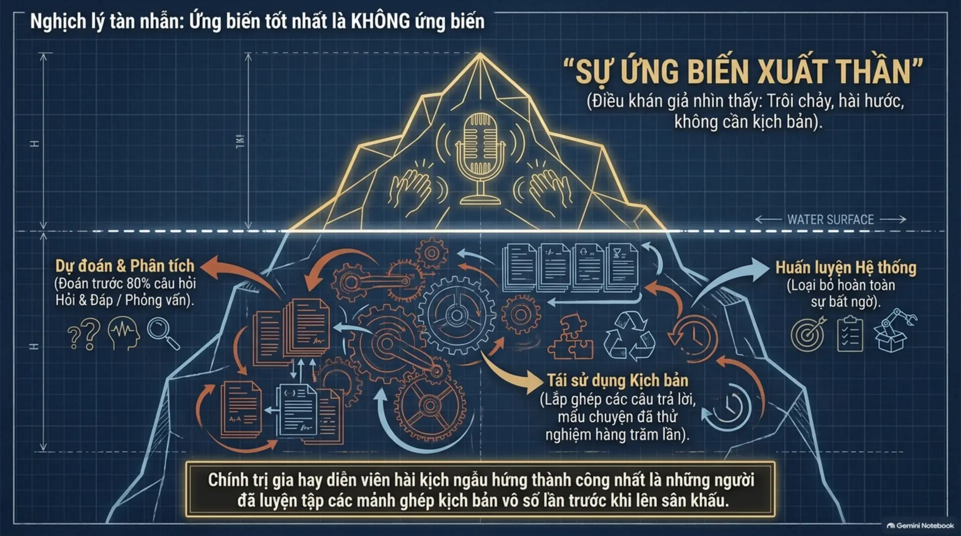 Slide Tóm tắt 2 - 30 Giây Ma Thuật: Bí Quyết Làm Chủ Nghệ Thuật Ứng Khẩu Cùng Mecobooks