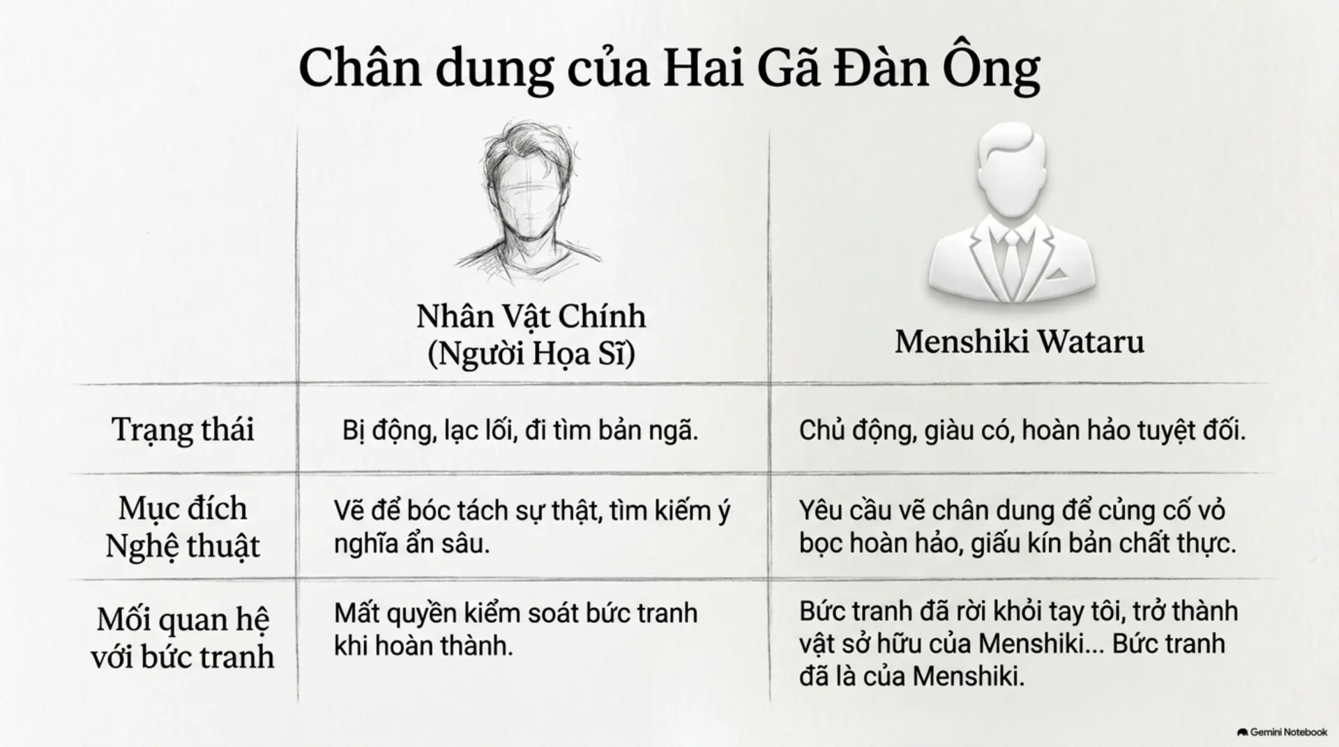 Slide Tóm tắt 3 - Giết Chỉ Huy Đội Kỵ Sĩ: Hành Trình Tìm Lại Bản Ngã Giữa Những Mảng Màu Vô Diện