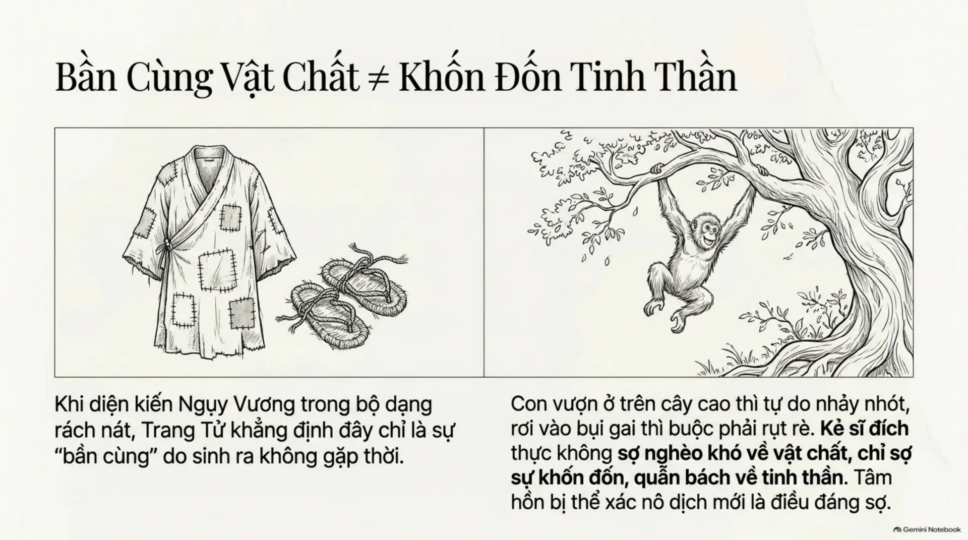 Slide Tóm tắt 4 - Trang Tử Tâm Đắc: Nghệ thuật sống tiêu diêu giữa đời thường