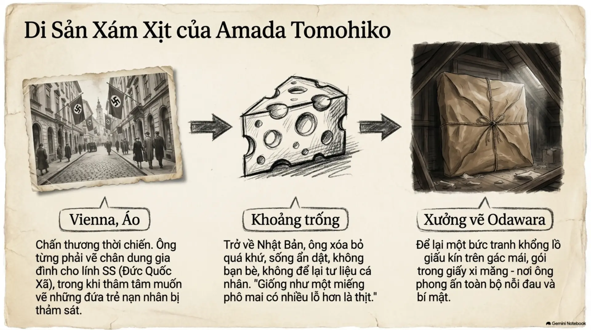 Slide Tóm tắt 4 - Giết Chỉ Huy Đội Kỵ Sĩ: Hành Trình Tìm Lại Bản Ngã Giữa Những Mảng Màu Vô Diện