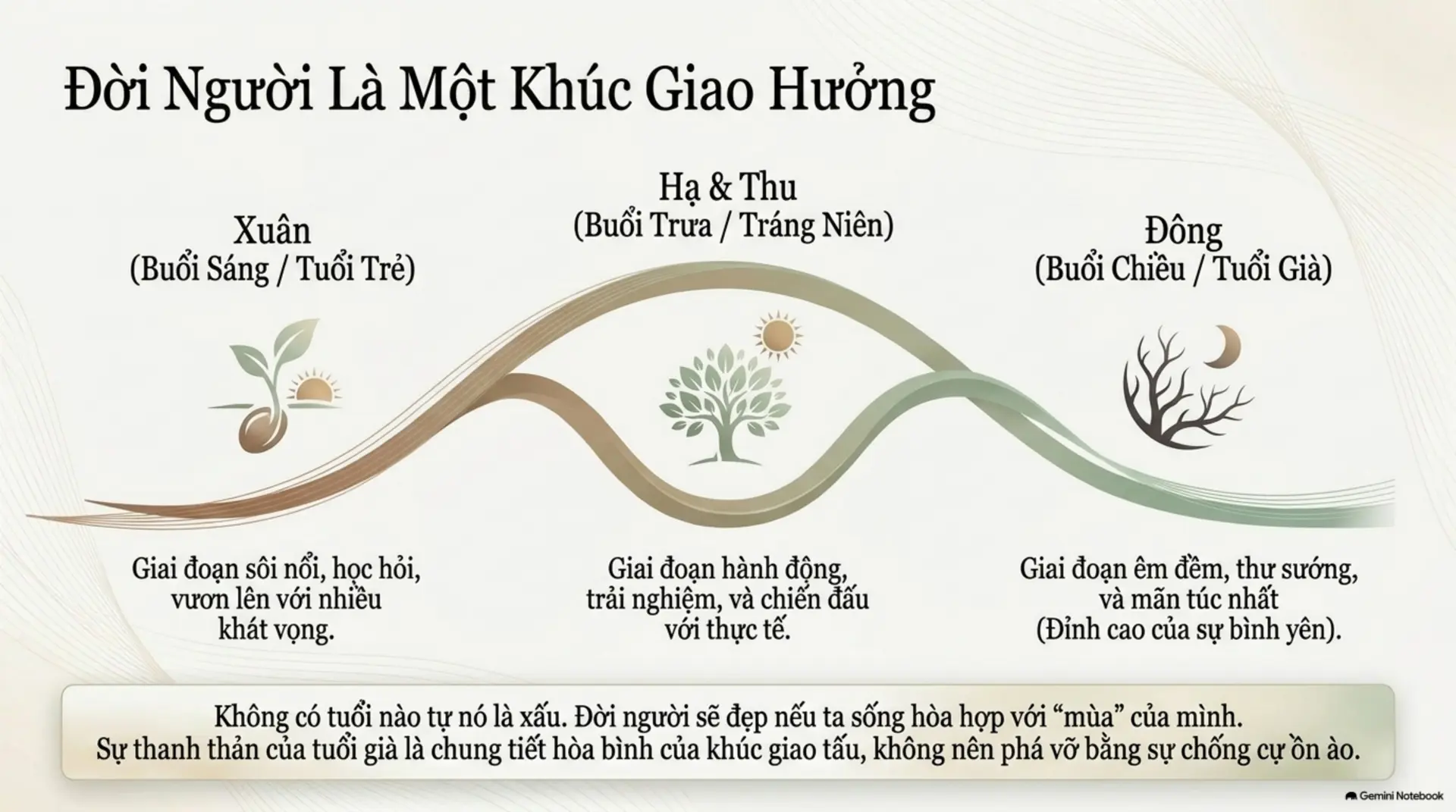 Slide Tóm tắt 5 - Sống Đẹp Theo Lâm Ngữ Đường - Nghệ Thuật Để Hạnh Phúc Giữa Đời Thật