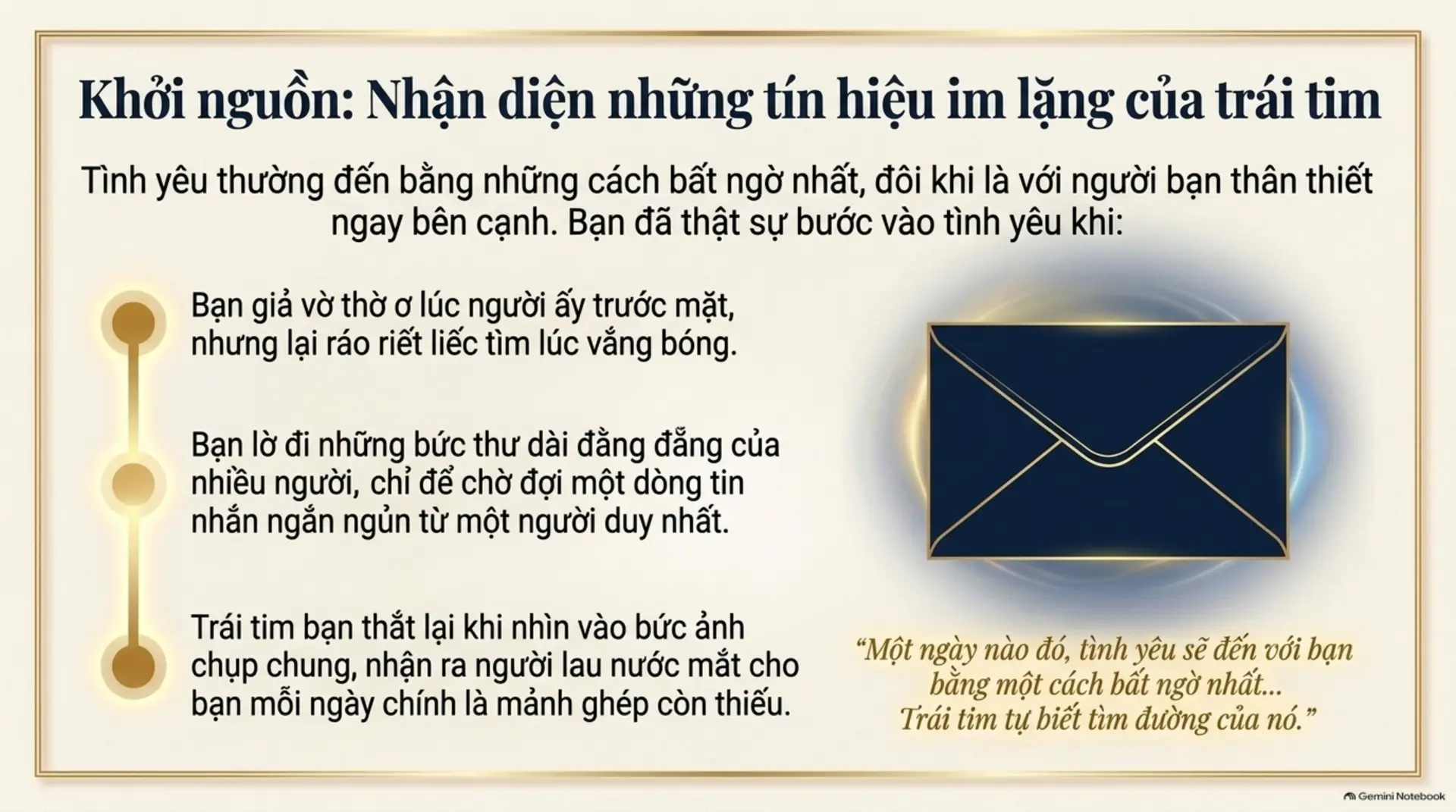 Slide Tóm tắt 5 - Điều Kỳ Diệu Của Tình Yêu: Những Bản Nhạc Bất Tử Từ Vũ Trụ Sách Mecobooks
