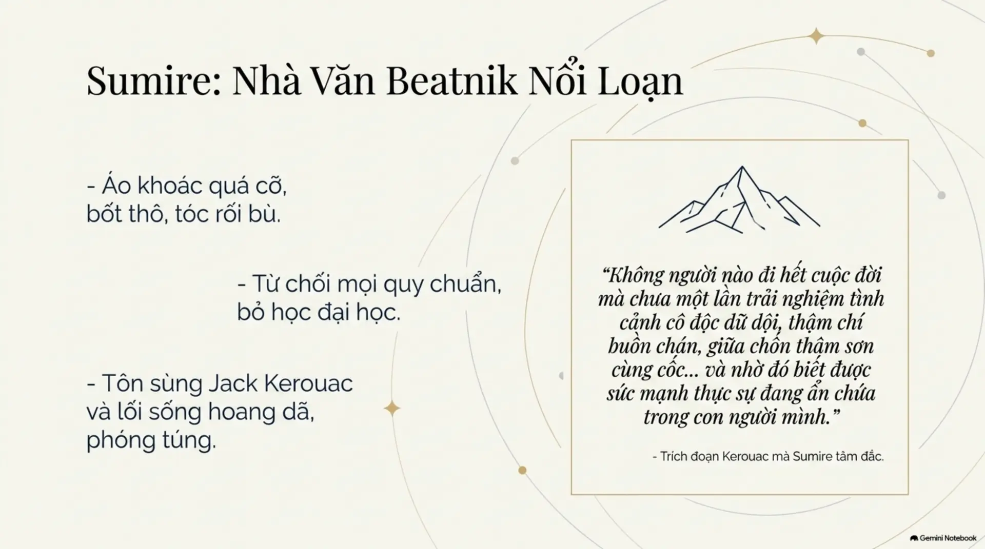Slide Tóm tắt 6 - Người Tình Sputnik: Những Linh Hồn Cô Độc Trong Vũ Trụ Chữ Nghĩa