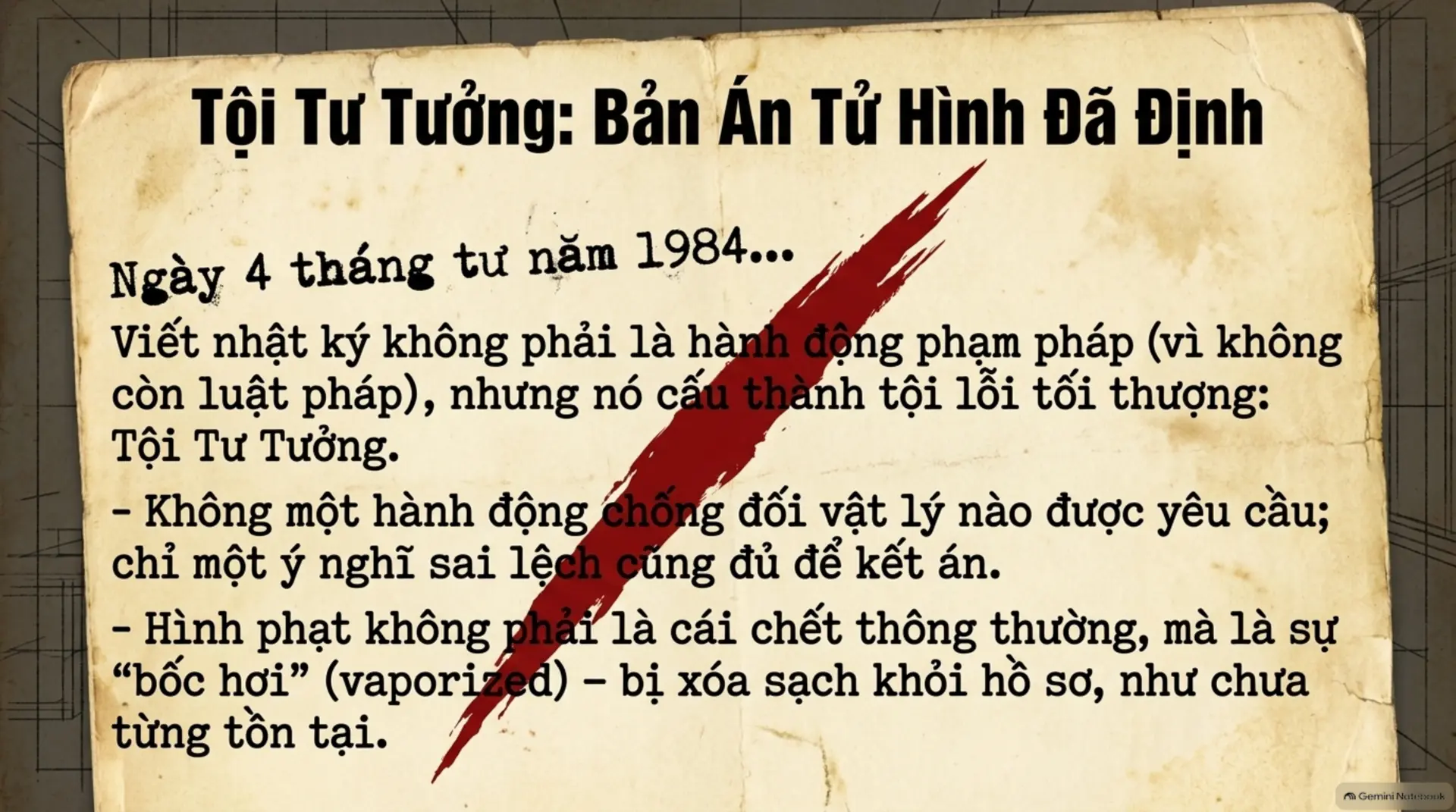 Slide Tóm tắt 6 - [1984 - George Orwell] Khi Sự Thật Bị Đánh Tráo Và 