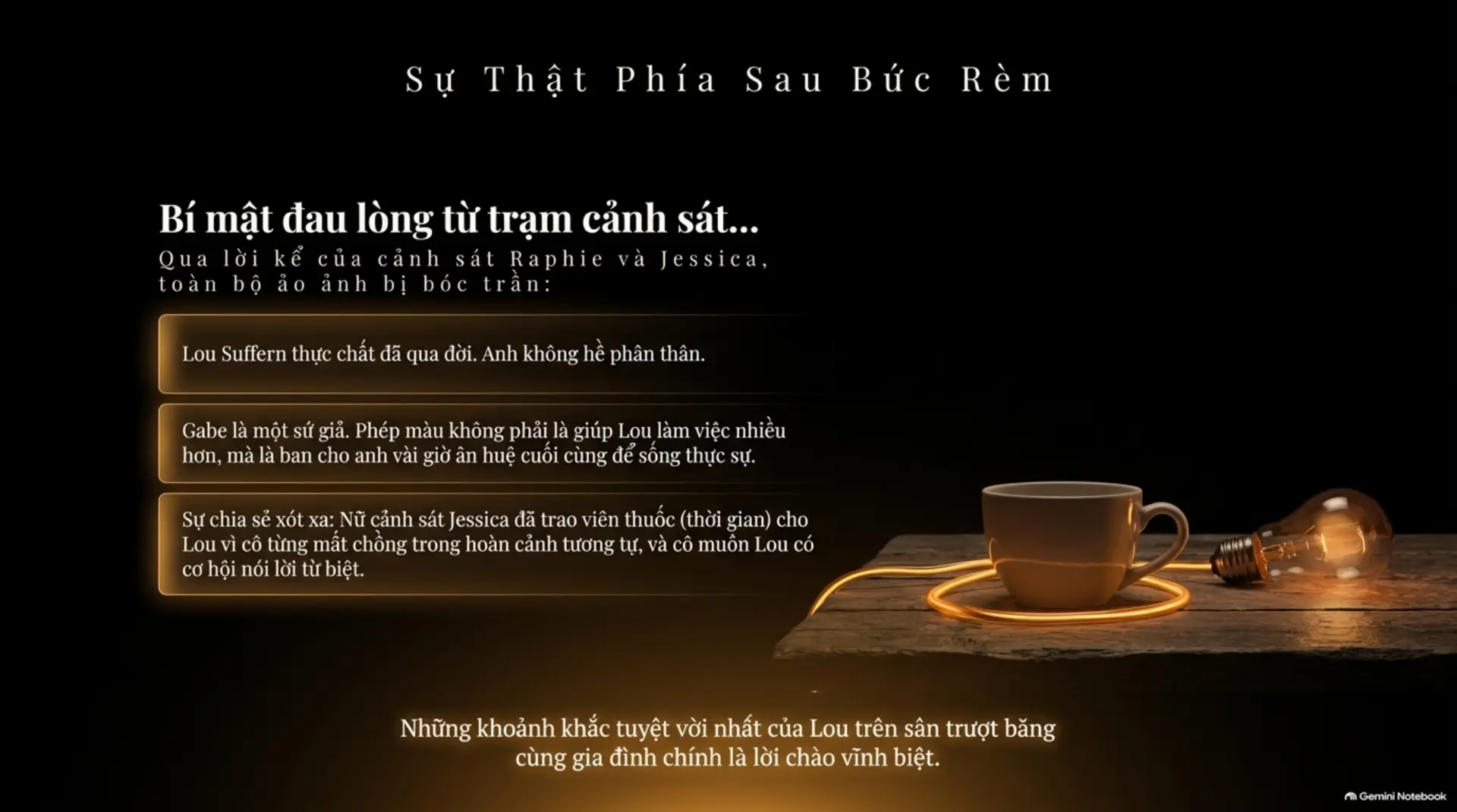 Slide Tóm tắt 6 - Món Quà Bí Ẩn: Khi Thời Gian Là Kiện Hàng Quý Giá Nhất Đang Chờ Được Mở Lối