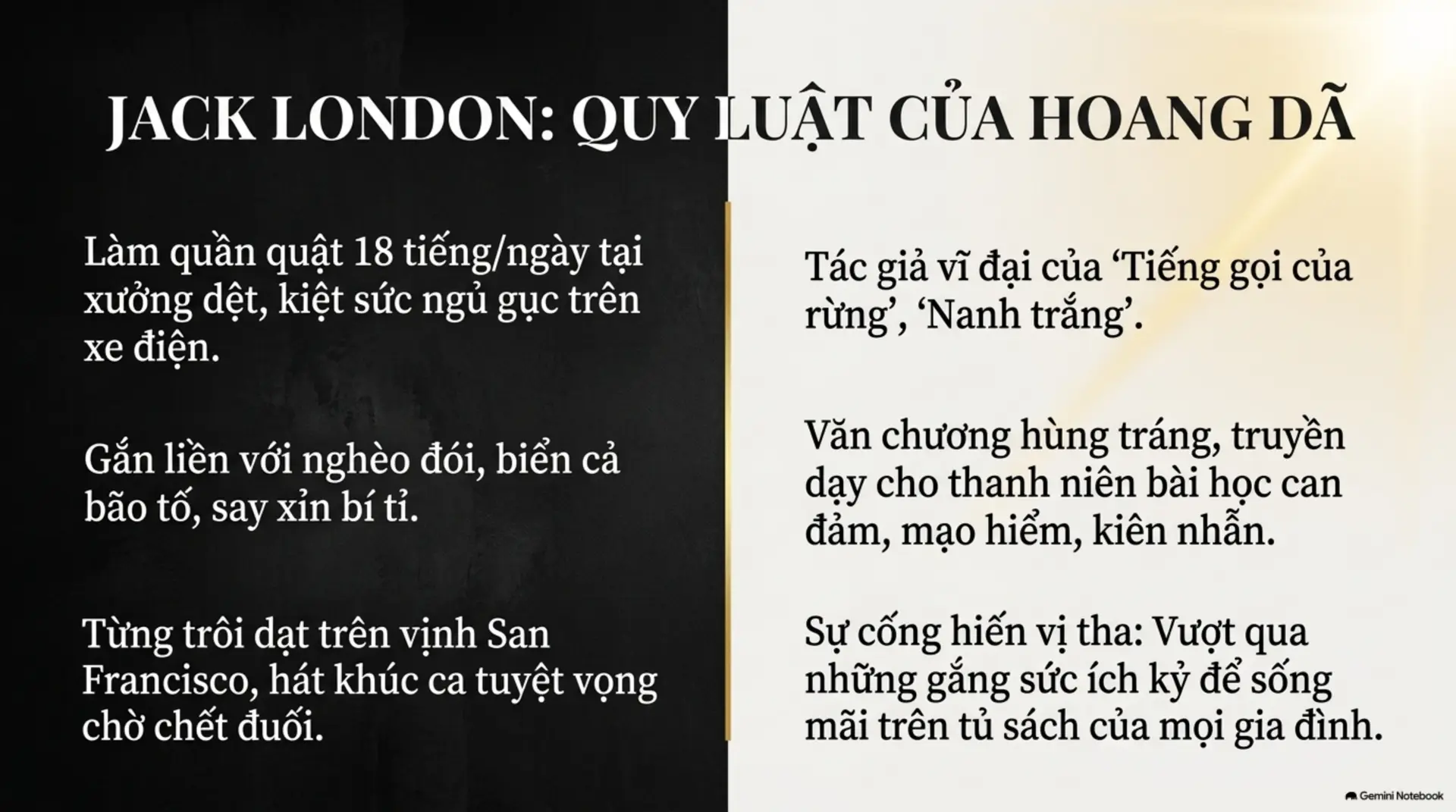 Slide Tóm tắt 6 - Dostoïevsky: Di sản từ vực thẳm đau khổ và Gương chiến đấu phi thường