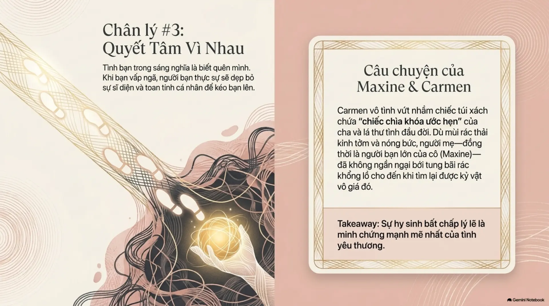 Slide Tóm tắt 6 - Hãy tin rằng bạn được yêu thương: Những vòng tay sưởi ấm tâm hồn từ Mecobooks
