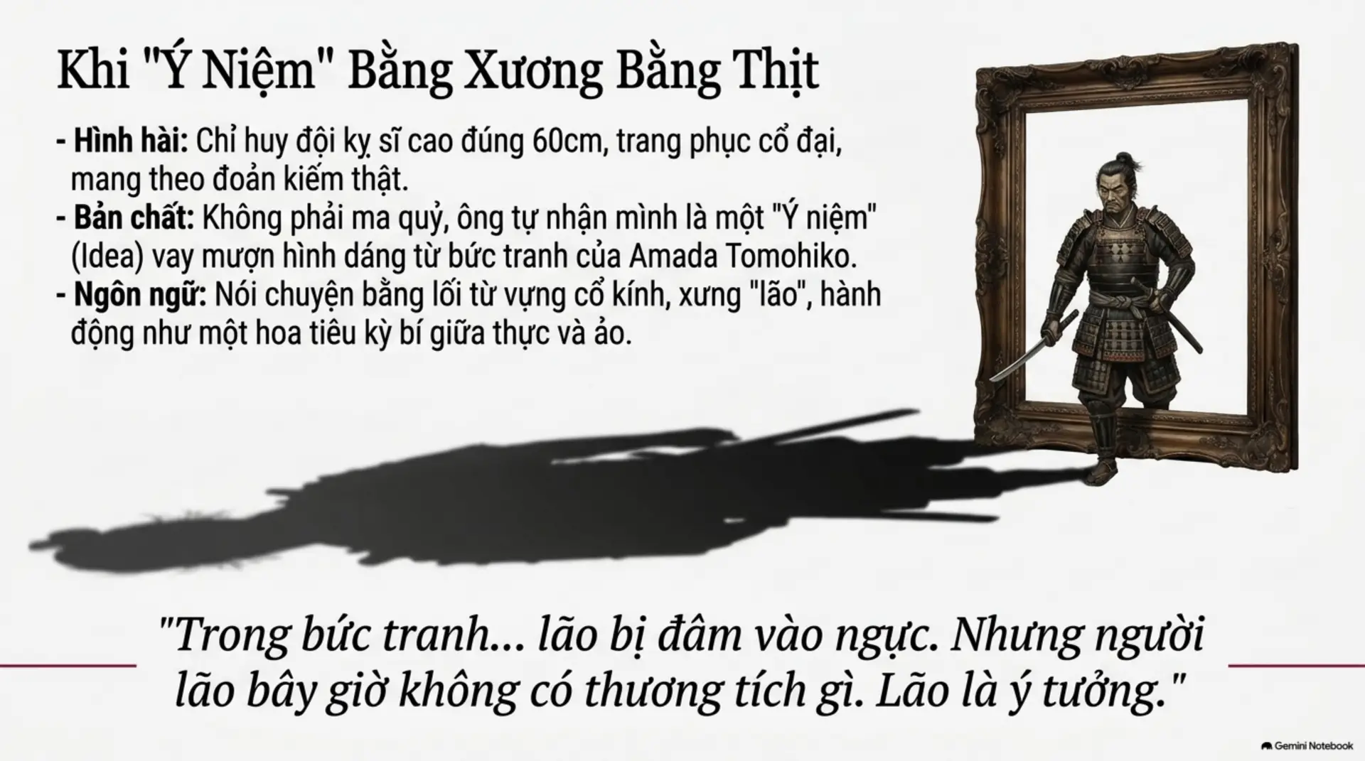 Slide Tóm tắt 7 - Giết Chỉ Huy Đội Kỵ Sĩ: Hành Trình Tìm Lại Bản Ngã Giữa Những Mảng Màu Vô Diện