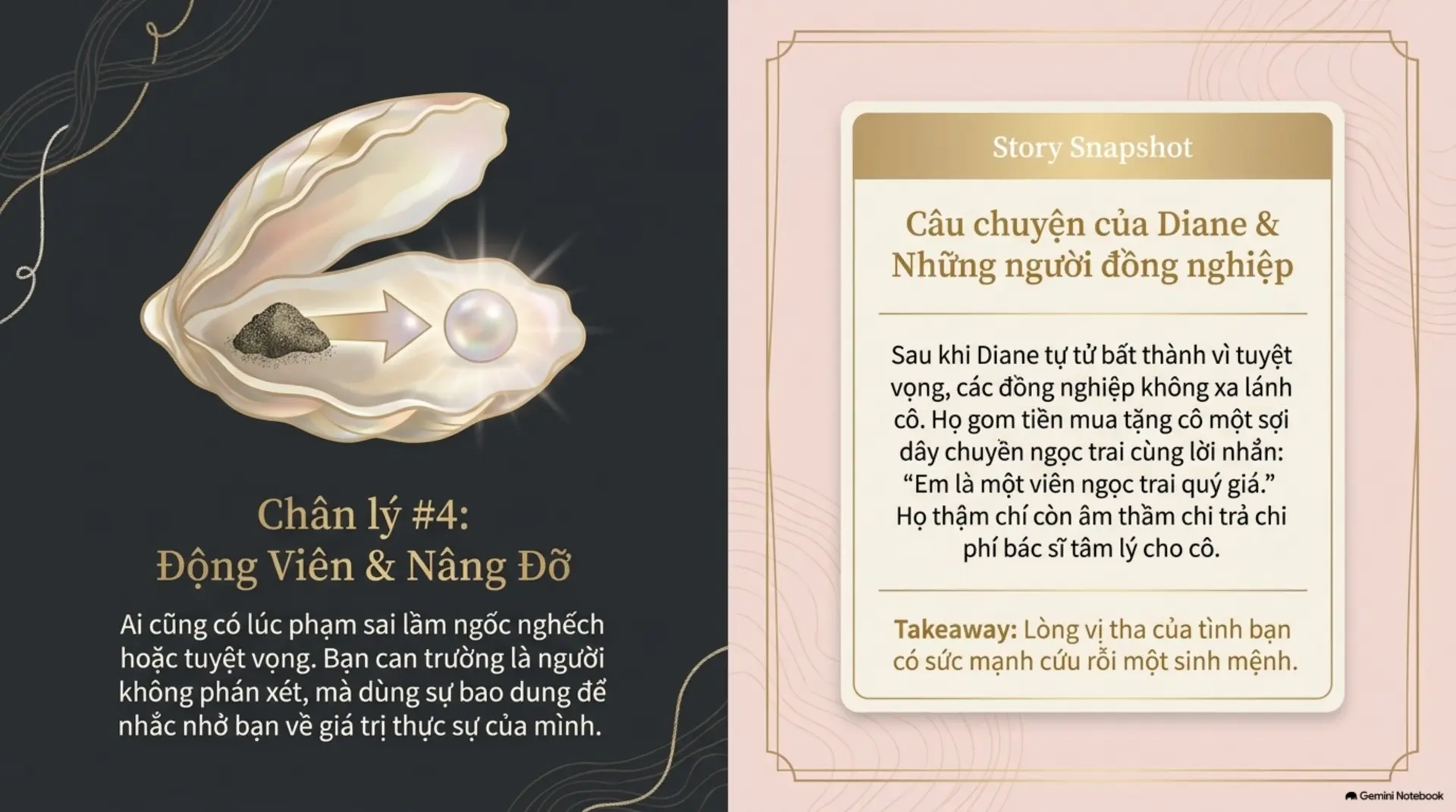 Slide Tóm tắt 7 - Hãy tin rằng bạn được yêu thương: Những vòng tay sưởi ấm tâm hồn từ Mecobooks