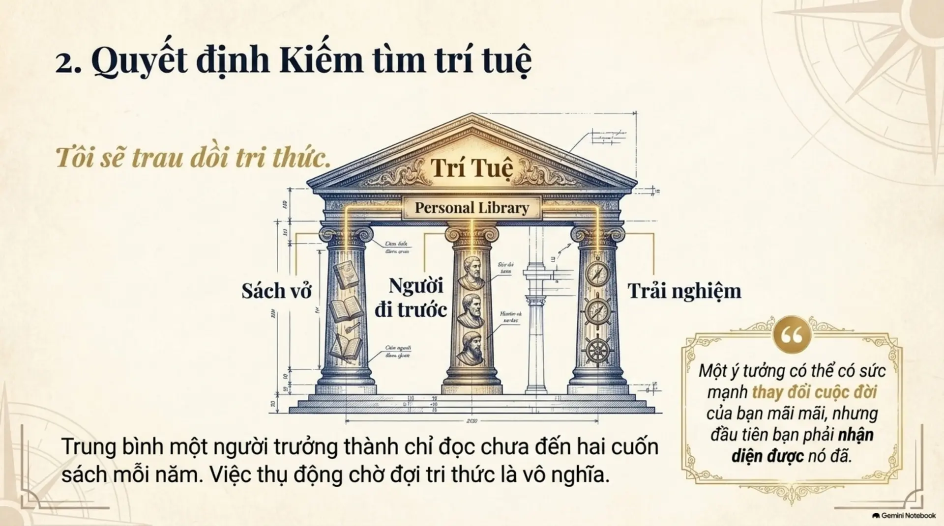 Slide Tóm tắt 7 - 7 QUYẾT ĐỊNH THAY ĐỔI VẬN MỆNH: TỪ GẦM CẦU ĐẾN CUỘC ĐỜI KIỆT XUẤT