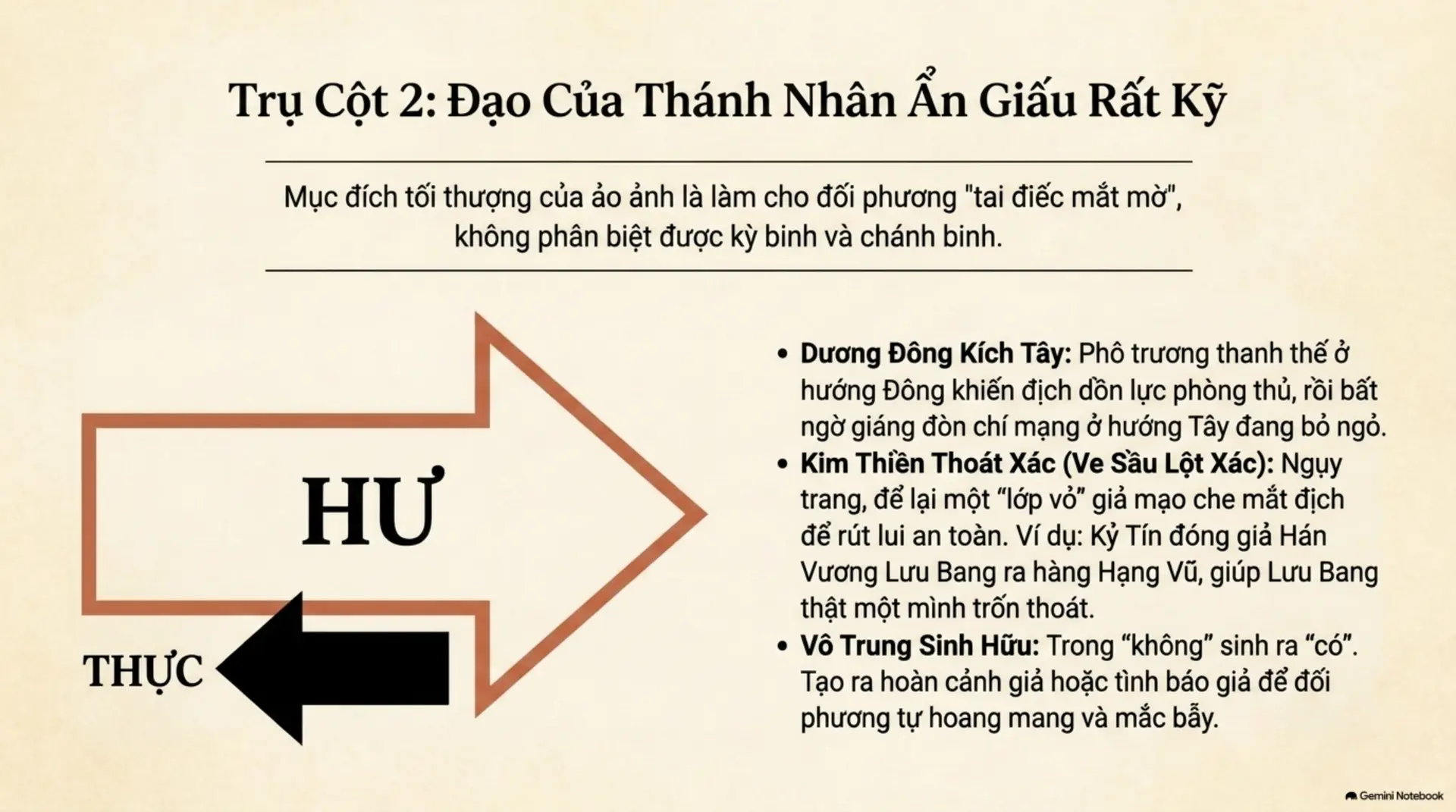 Slide Tóm tắt 7 - Mưu Kế Người Xưa: Nghệ Thuật Dùng Trí Để Chế Ngự Sức Mạnh