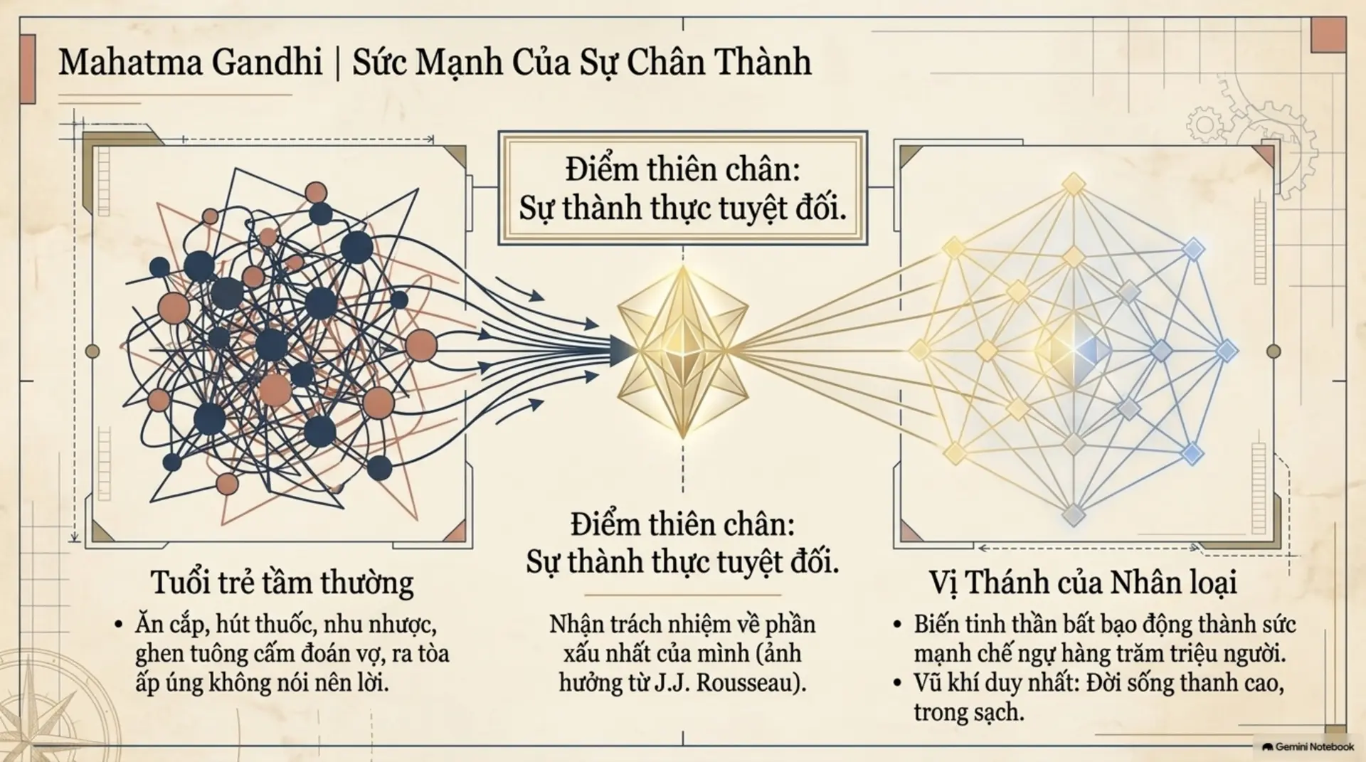 Slide Tóm tắt 7 - Gương Danh Nhân: Hành Trình Tìm Lại Bản Ngã Qua Những Cuộc Đời Vĩ Đại
