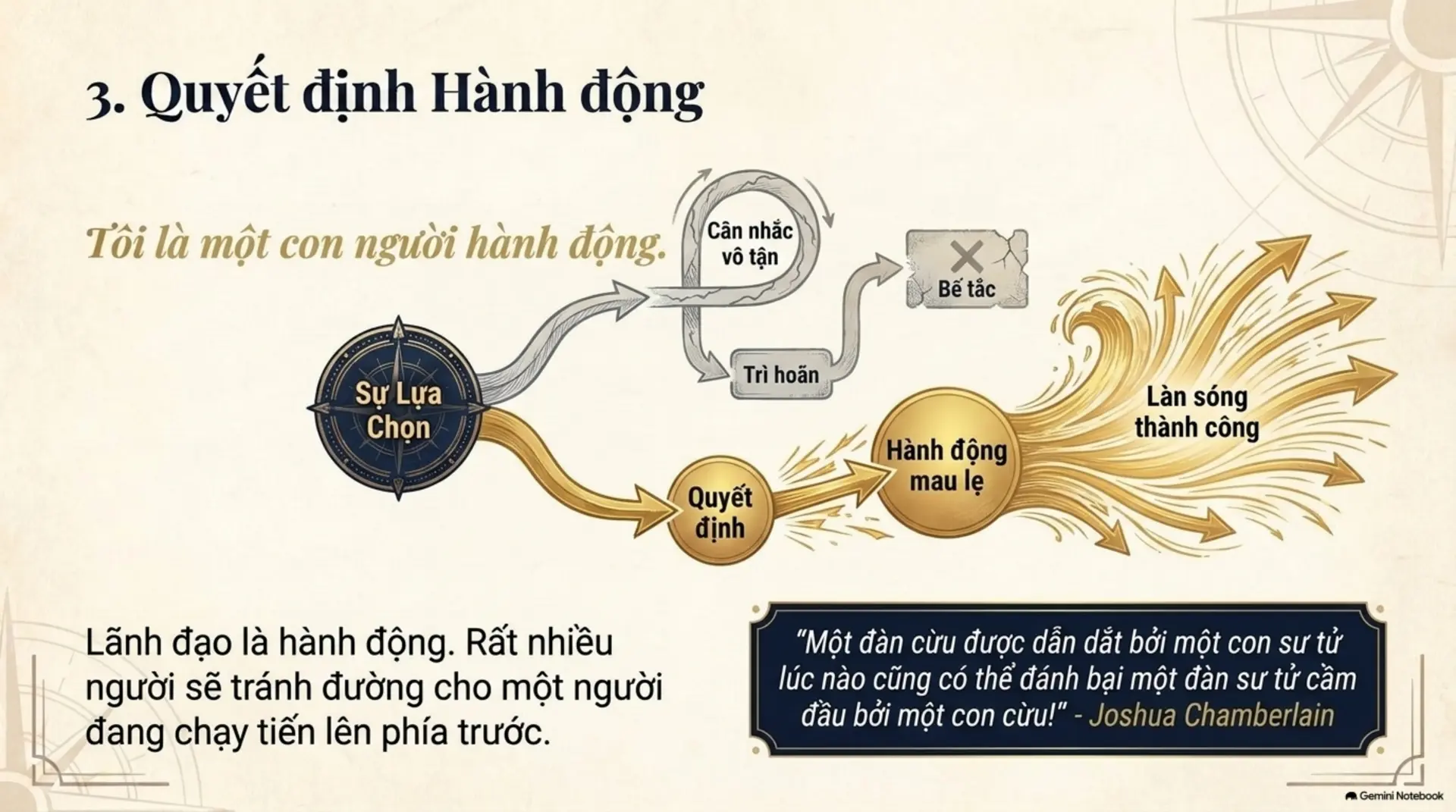 Slide Tóm tắt 8 - 7 QUYẾT ĐỊNH THAY ĐỔI VẬN MỆNH: TỪ GẦM CẦU ĐẾN CUỘC ĐỜI KIỆT XUẤT