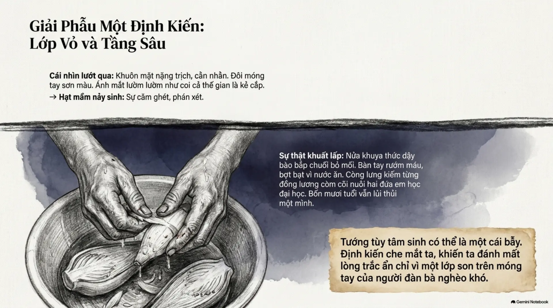 Slide Tóm tắt 8 - Gáy Người Thì Lạnh: Nơi Những Mảnh Ký Ức Sưởi Ấm Tâm Hồn Tại Vũ Trụ Sách Mecobooks