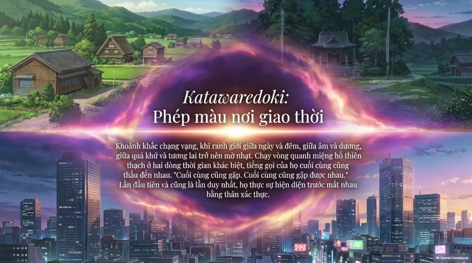 Slide Tóm tắt 8 - Your Name (Kimi no Na wa) – Khi Hai Linh Hồn Chạm Nhau Giữa Vũ Trụ Sách Mecobooks