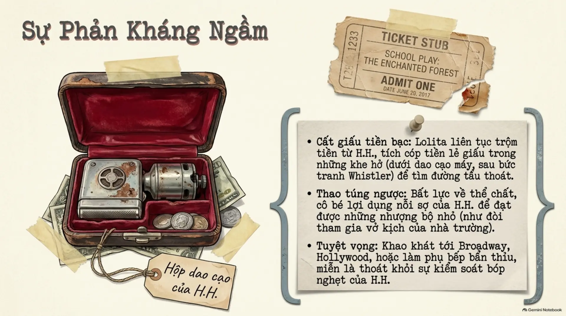 Slide Tóm tắt 9 - Lolita: Bản giao hưởng của Nghệ thuật thuần túy và Hồ sơ bệnh lý Tâm thần