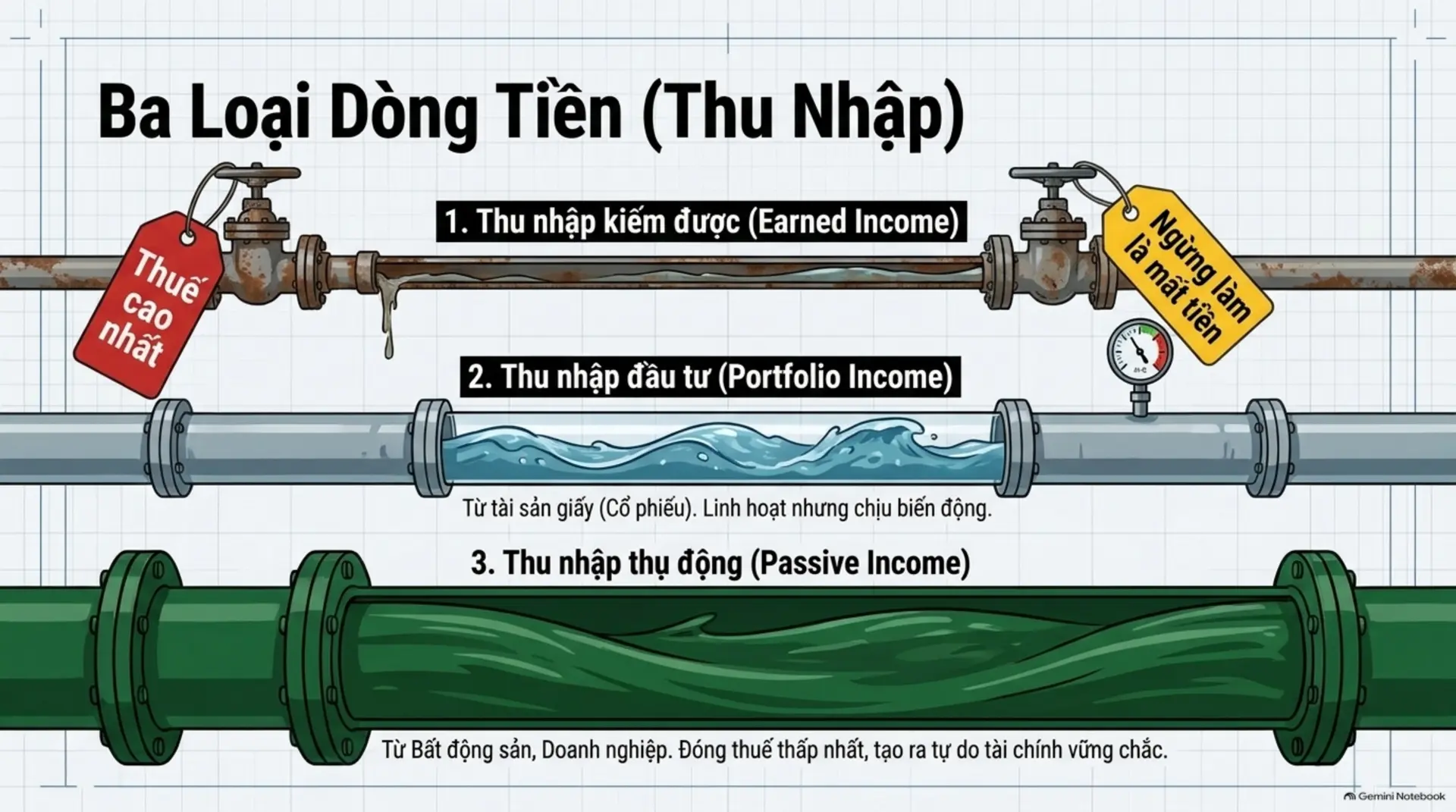 Slide Tóm tắt 9 - Dạy Con Làm Giàu Tập 8: Bạn Có Sẵn Lòng Trả Giá Để Trở Nên Thịnh Vượng?