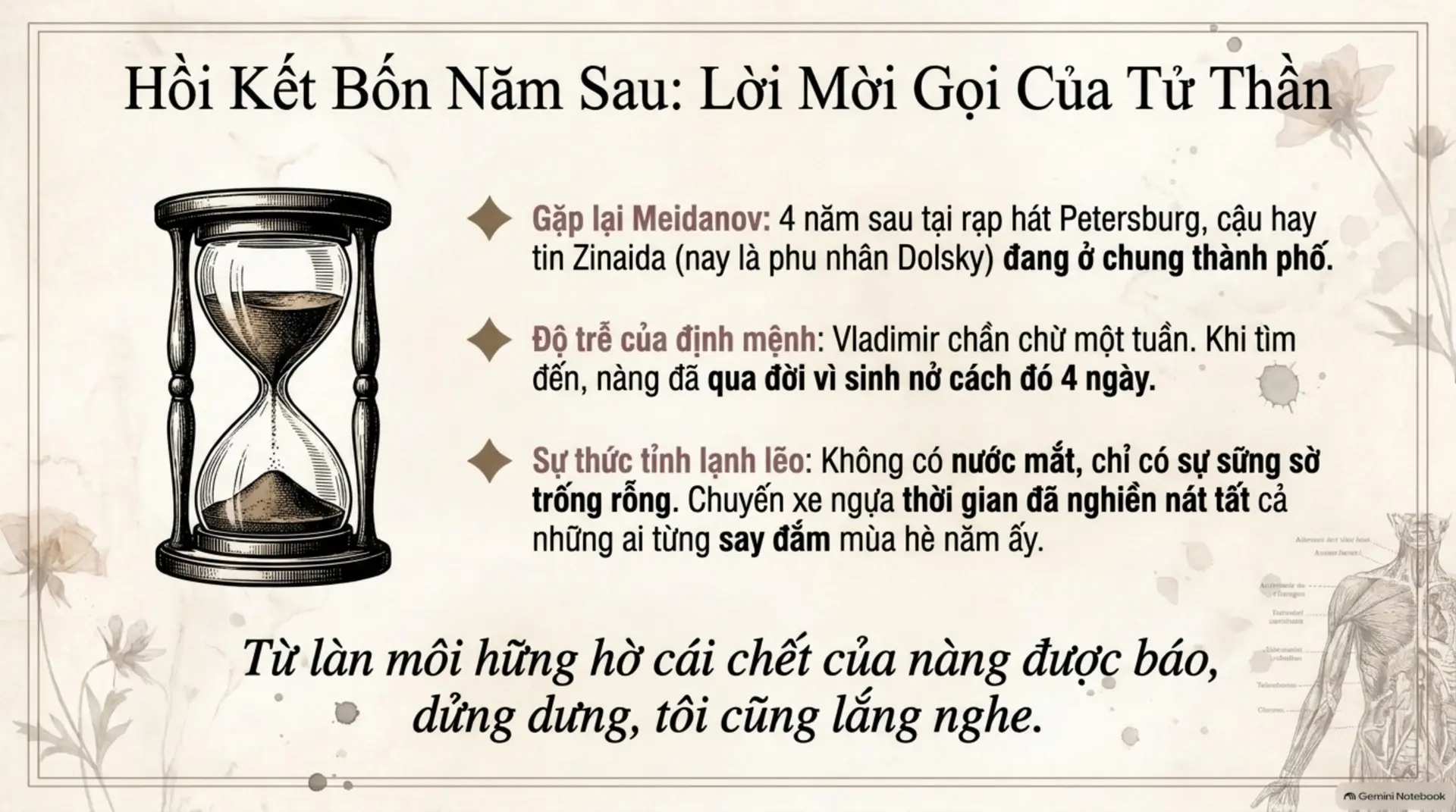 Slide Tóm tắt 9 - Mối Tình Đầu của Turgenev: Bản Tình Ca Dang Dở Giữa Mùa Hè Moscow 1833