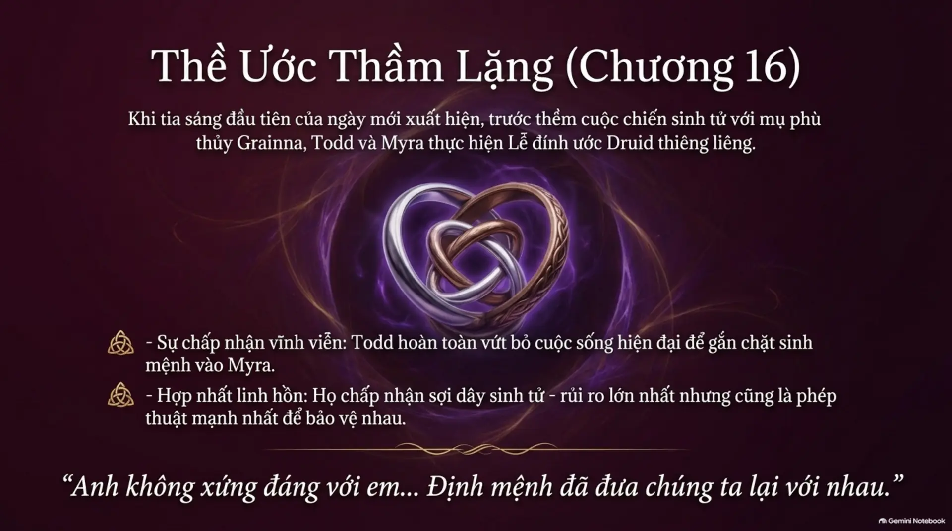 Slide Tóm tắt 9 - Review Sách Thề Ước Thầm Lặng: Bản Tình Ca Xuyên Thời Không Đầy Kịch Tính