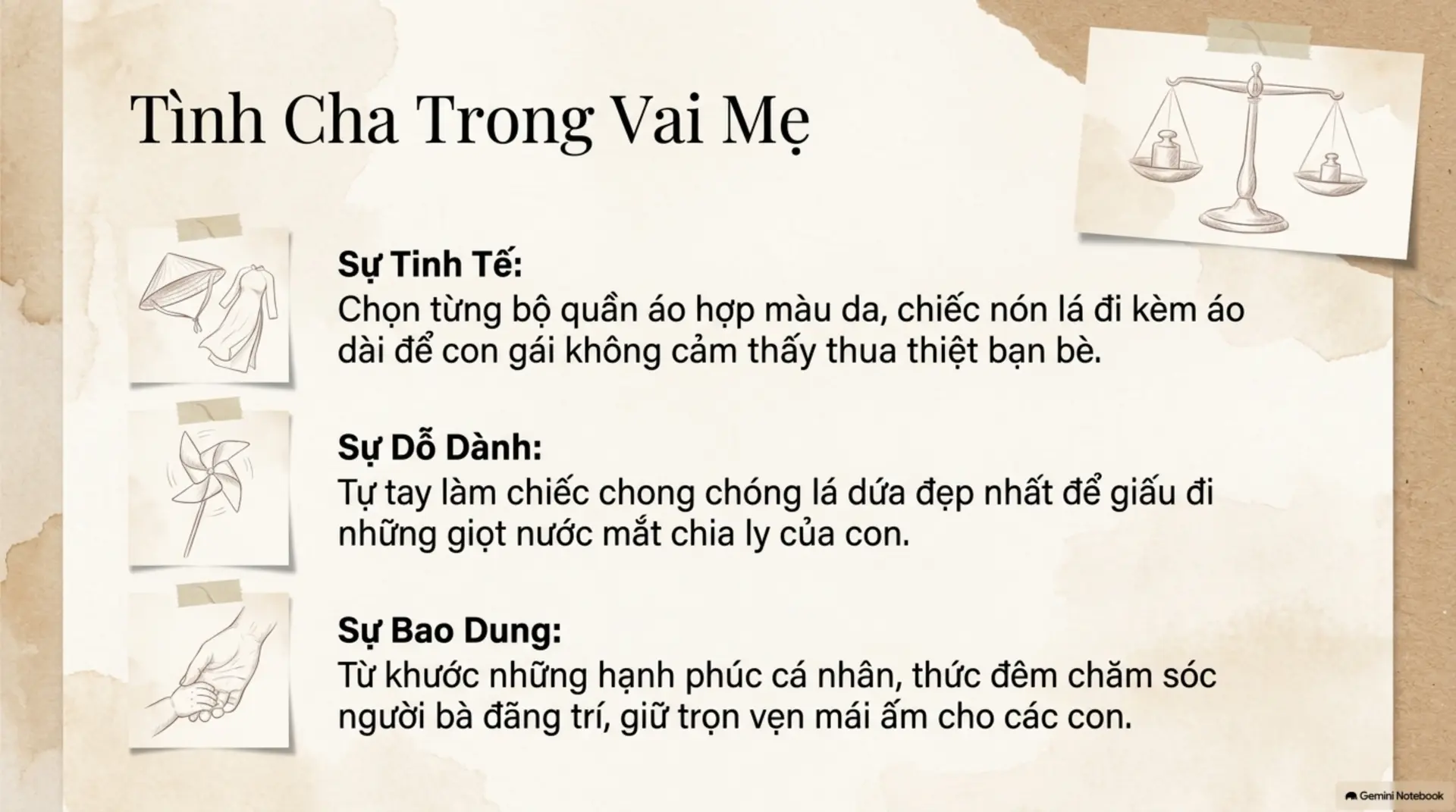 Slide Tóm tắt 9 - Ơn Cha Nghĩa Mẹ: Những Khúc Vọng Tâm Tình Từ Vũ Trụ Sách Mecobooks