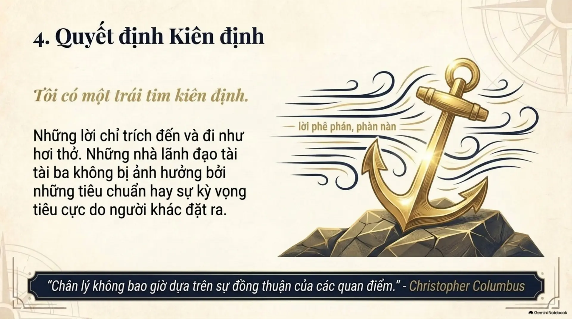 Slide Tóm tắt 9 - 7 QUYẾT ĐỊNH THAY ĐỔI VẬN MỆNH: TỪ GẦM CẦU ĐẾN CUỘC ĐỜI KIỆT XUẤT
