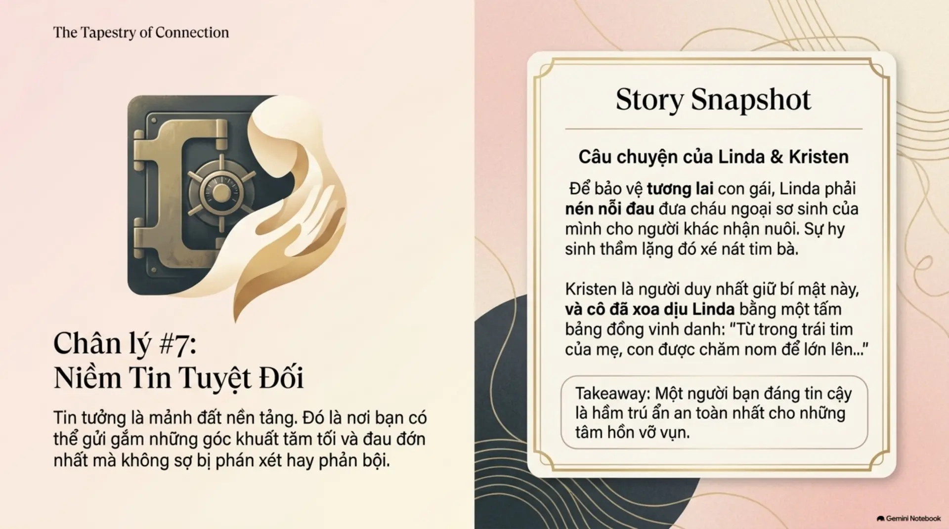 Slide Tóm tắt 10 - Hãy tin rằng bạn được yêu thương: Những vòng tay sưởi ấm tâm hồn từ Mecobooks