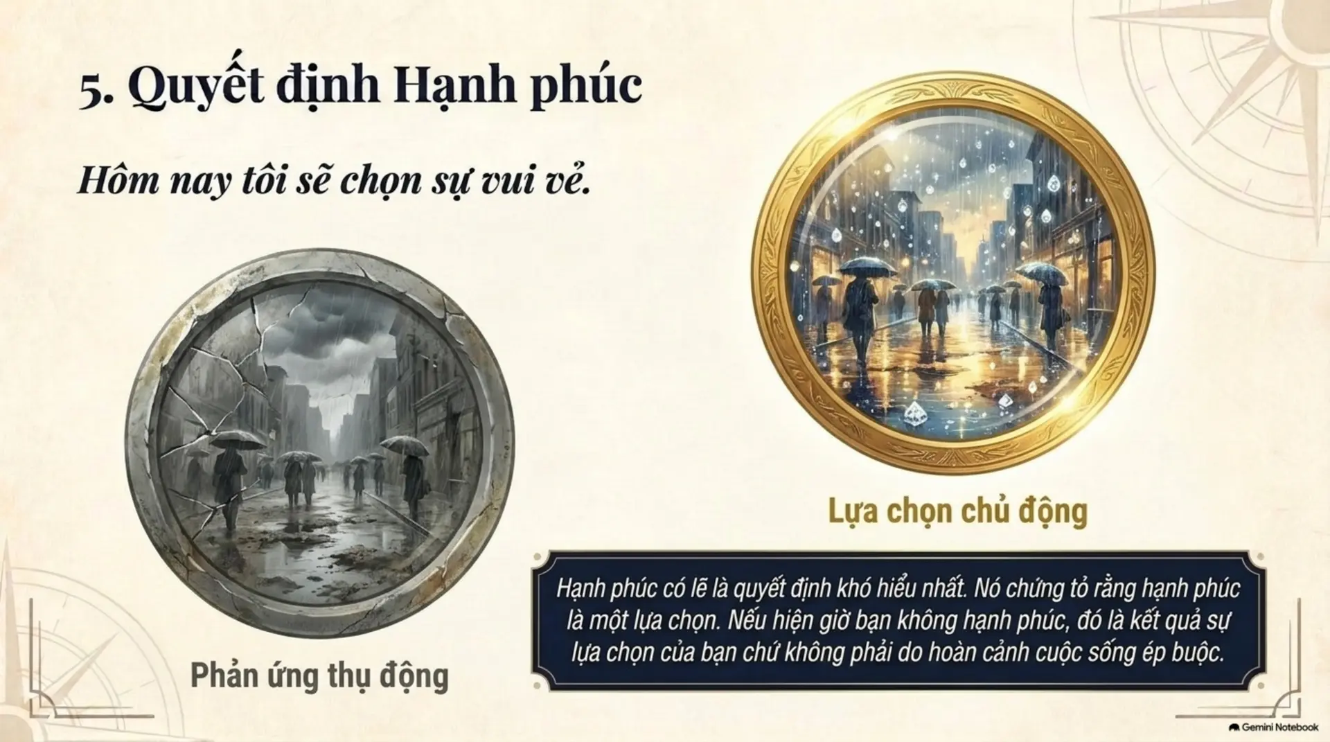 Slide Tóm tắt 10 - 7 QUYẾT ĐỊNH THAY ĐỔI VẬN MỆNH: TỪ GẦM CẦU ĐẾN CUỘC ĐỜI KIỆT XUẤT