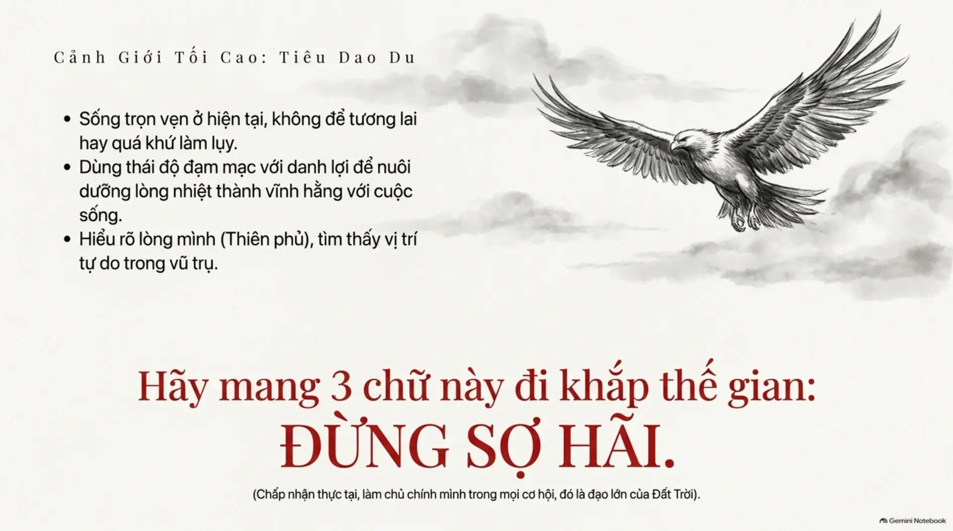 Slide Tóm tắt 11 - Trang Tử Tâm Đắc: Nghệ thuật sống tiêu diêu giữa đời thường