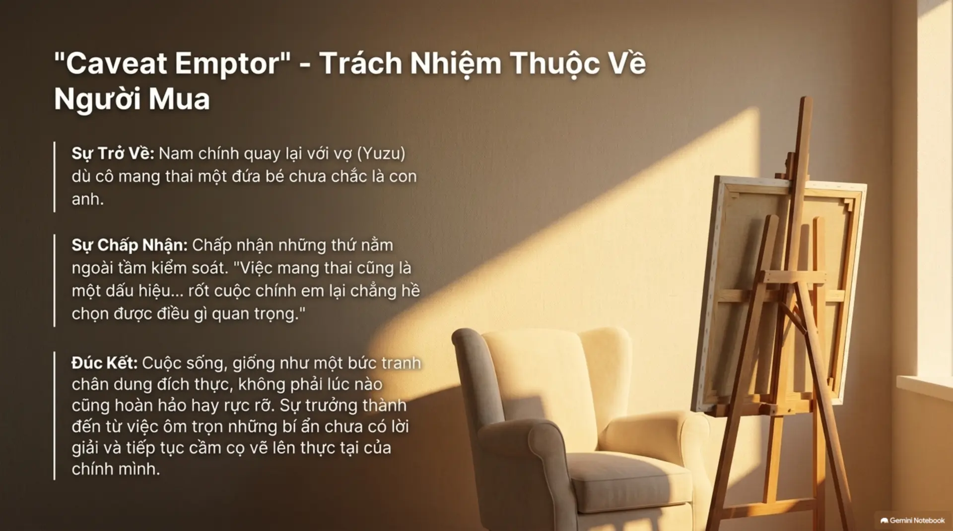 Slide Tóm tắt 11 - Giết Chỉ Huy Đội Kỵ Sĩ: Hành Trình Tìm Lại Bản Ngã Giữa Những Mảng Màu Vô Diện