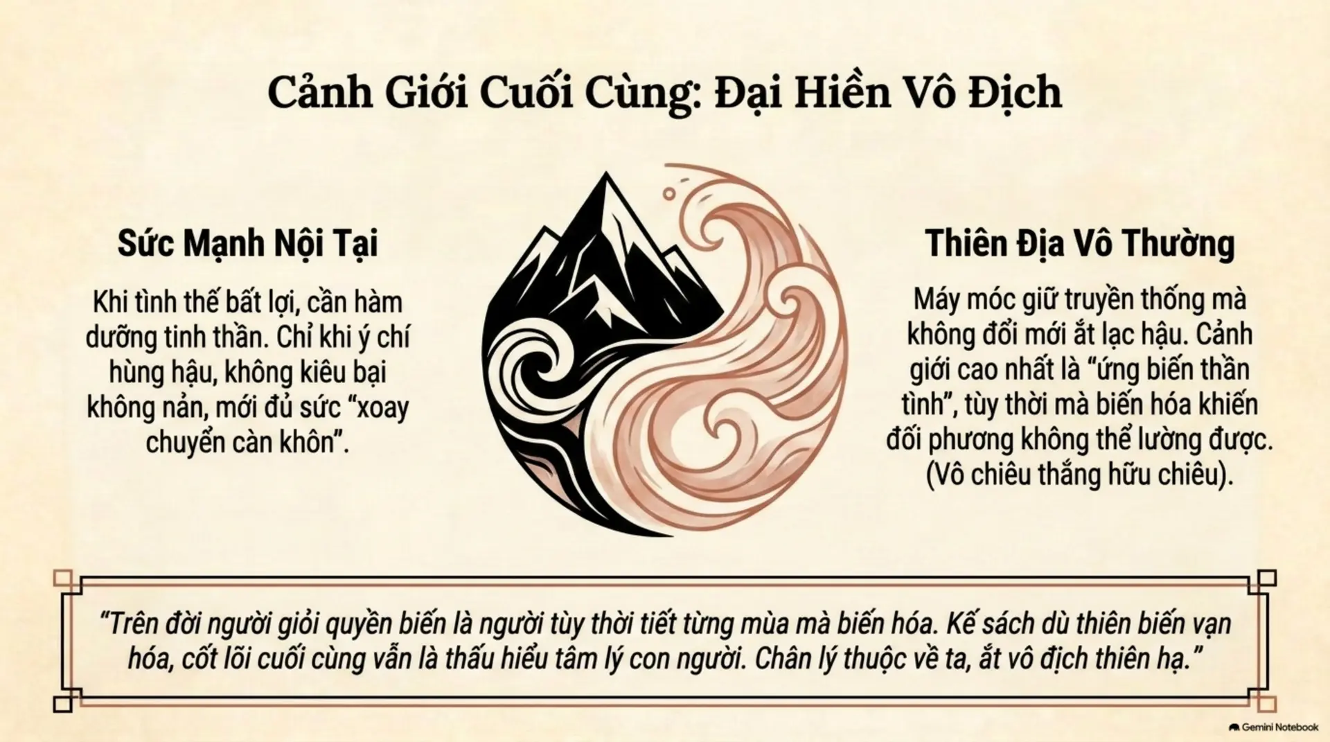 Slide Tóm tắt 11 - Mưu Kế Người Xưa: Nghệ Thuật Dùng Trí Để Chế Ngự Sức Mạnh