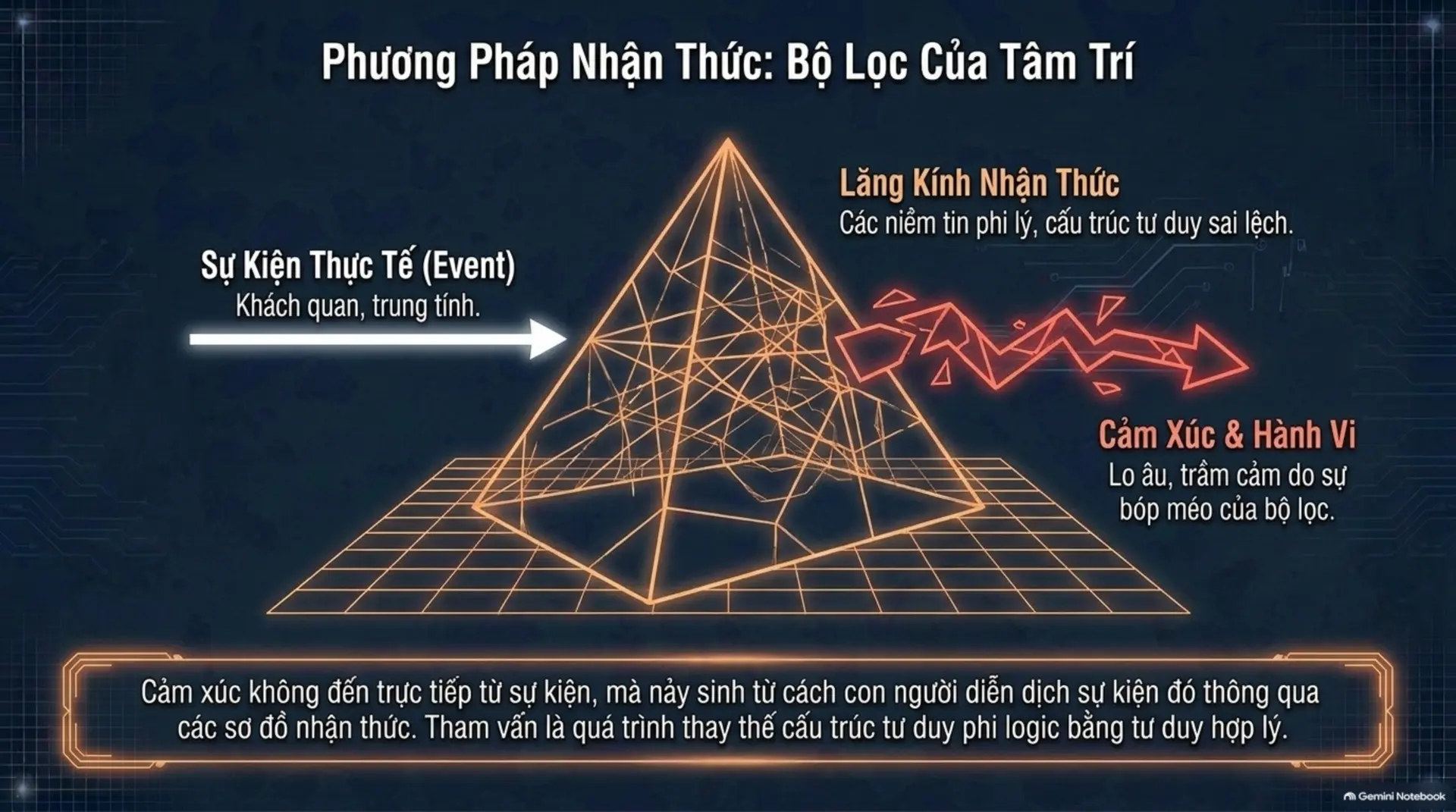 Slide Tóm tắt 11 - Thấu hiểu nội tâm: Hành trình khám phá các trường phái tâm lý học cùng Mecobooks