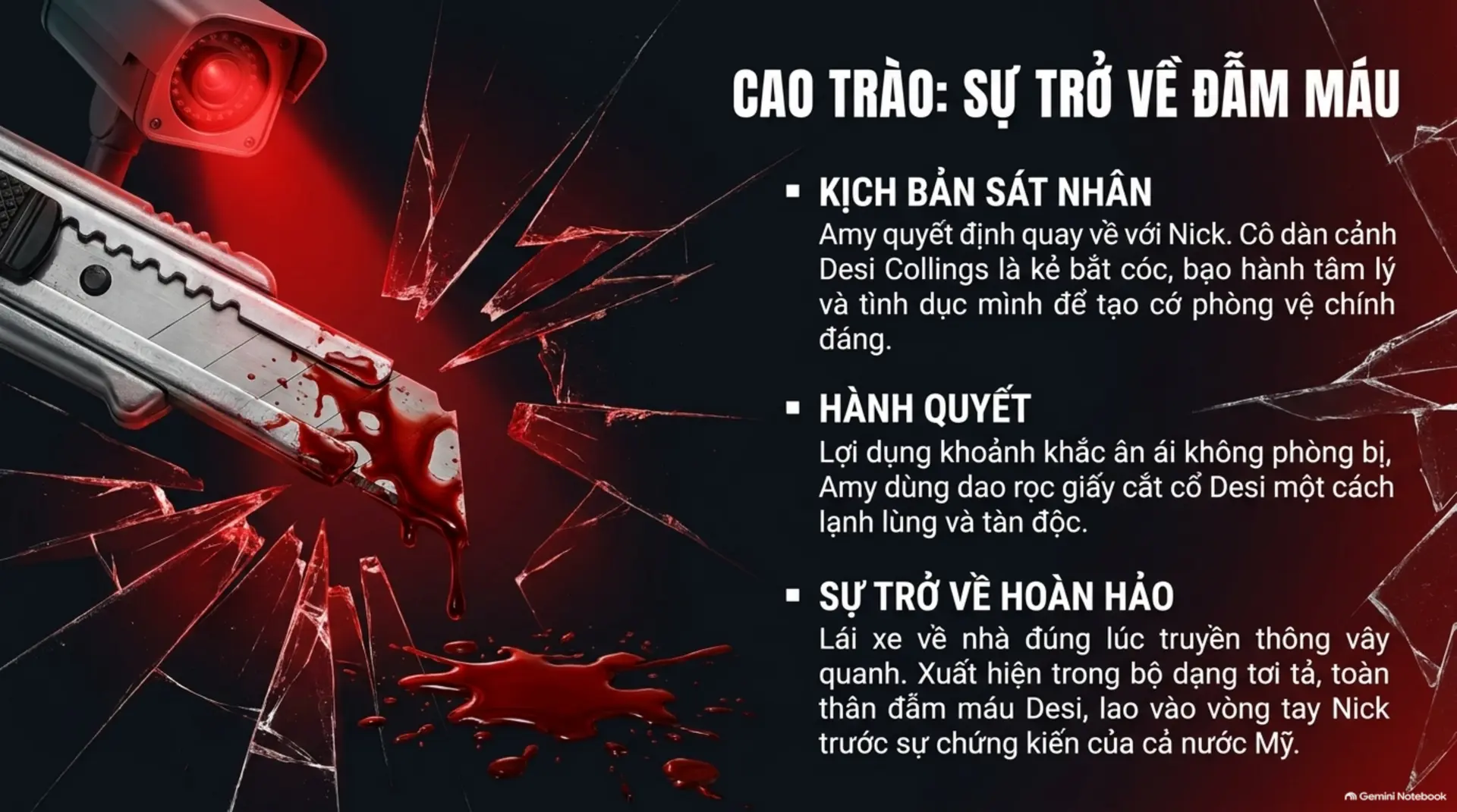 Slide Tóm tắt 12 - [GÓC REVIEW] Gone Girl (Cô Gái Mất Tích): Khi Cuộc Hôn Nhân Trở Thành Một 