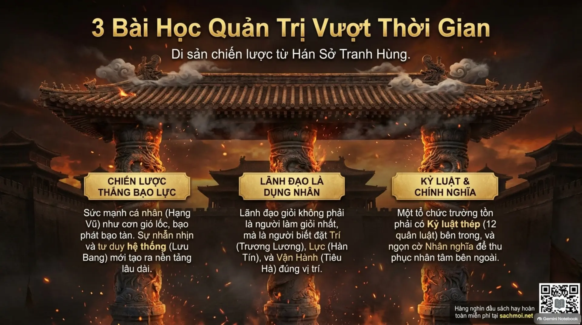 Slide Tóm tắt 12 - Hán Sở Tranh Hùng: Khi Nhân Nghĩa Thắng Bạo Tàn và Bài Học Cho Hậu Thế