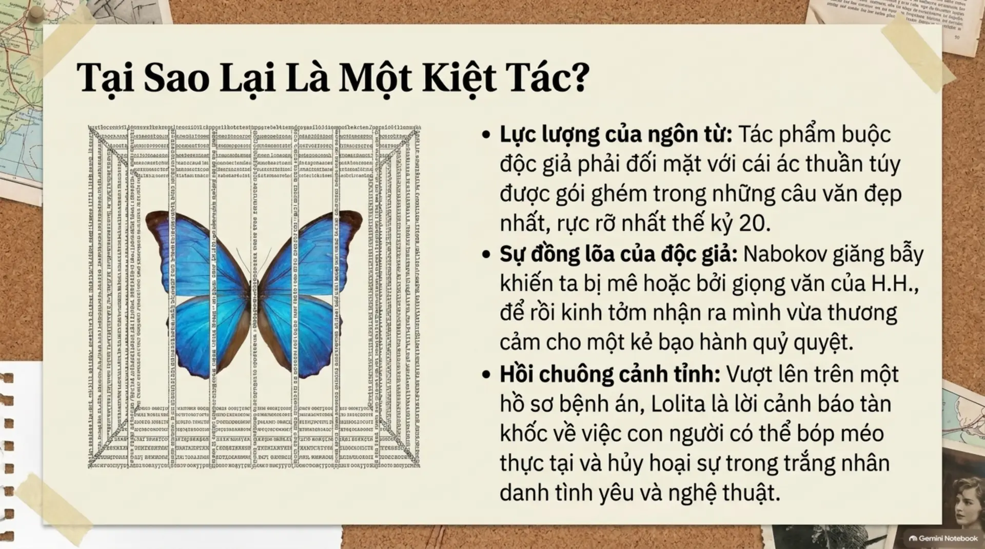 Slide Tóm tắt 12 - Lolita: Bản giao hưởng của Nghệ thuật thuần túy và Hồ sơ bệnh lý Tâm thần